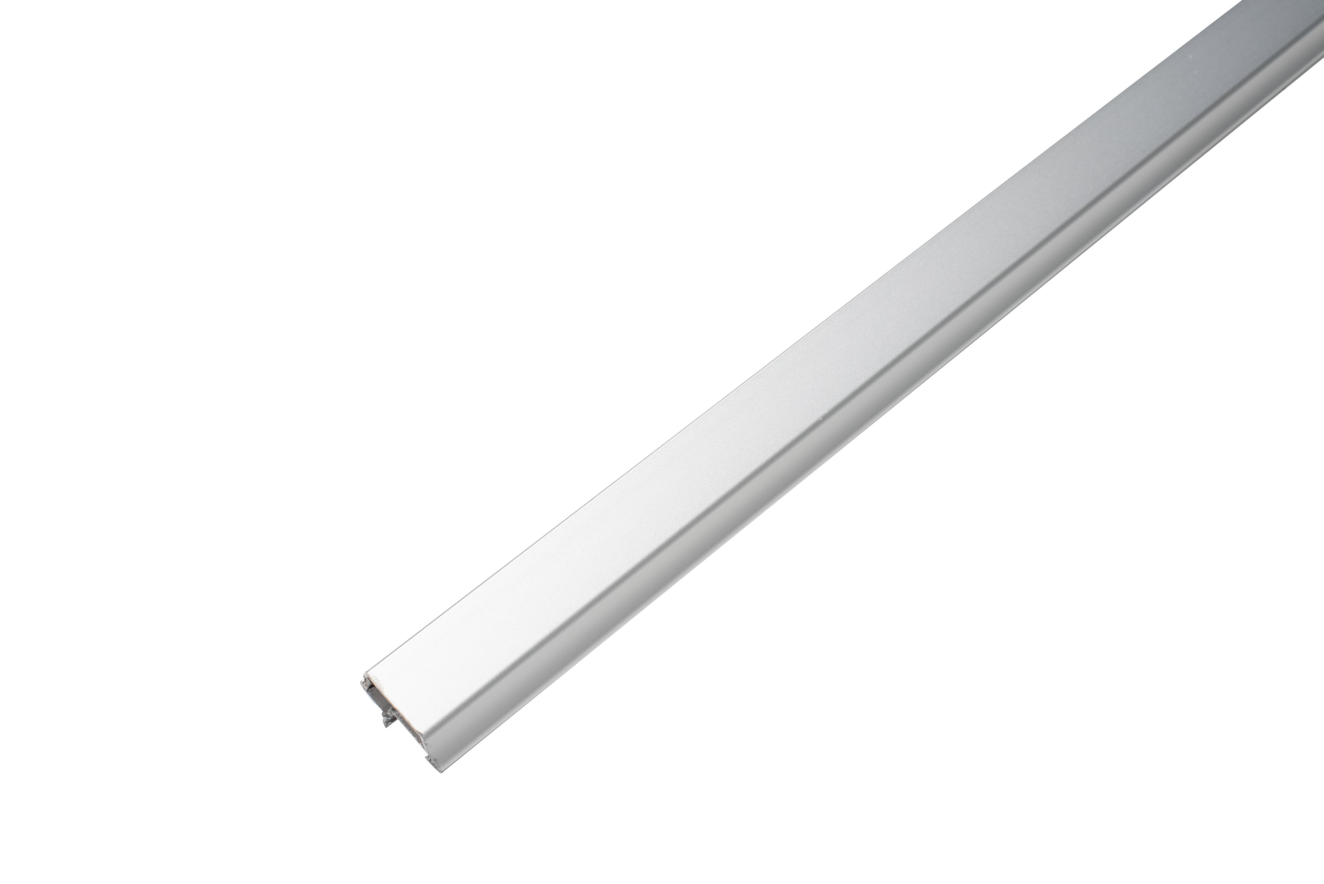 Greeplijst 18 mm Schuifdeur Zilver 260 cm - Per Stuk, foto 4 van 6