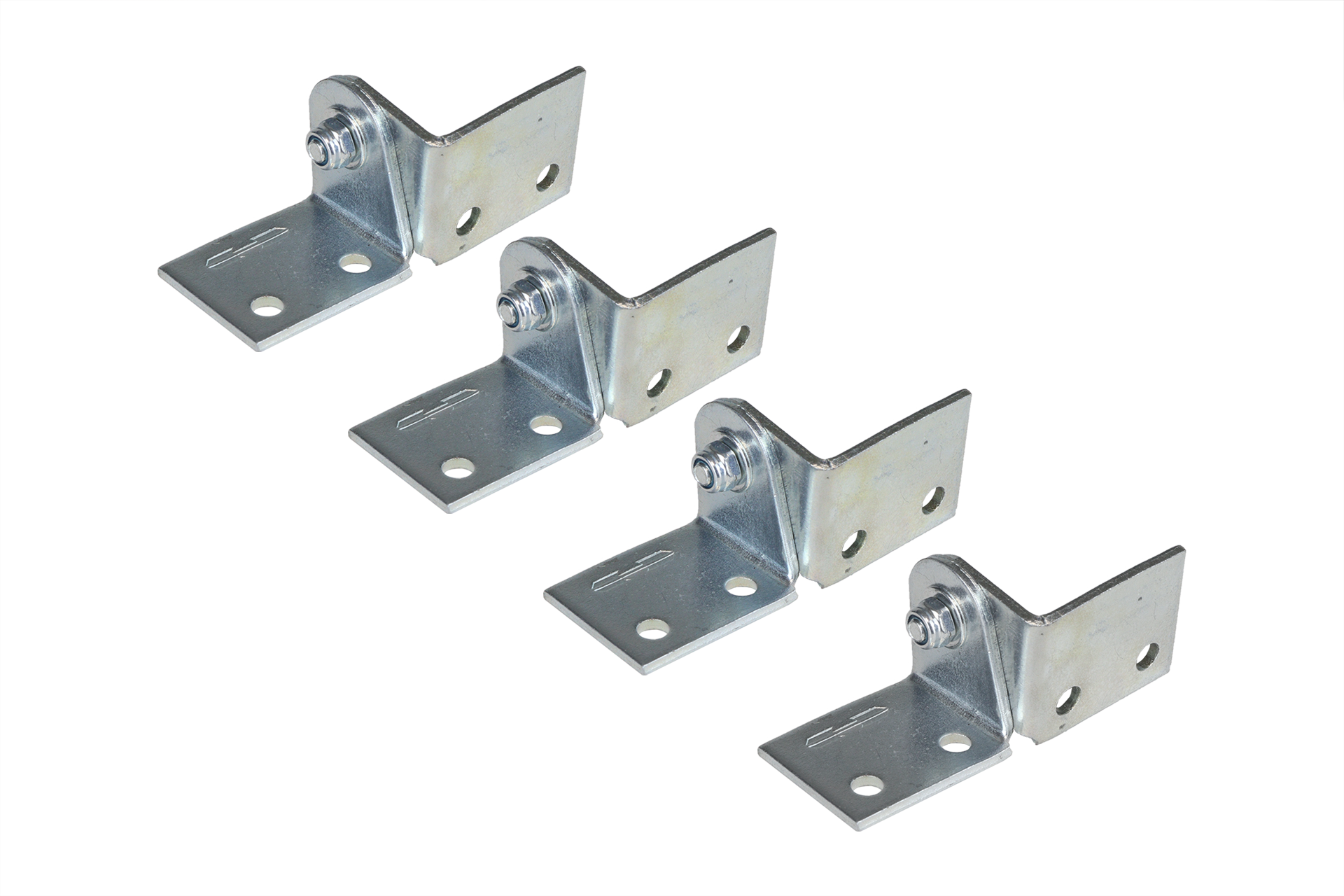 Schuine Wandbeugels Verstelbaar 4 stuks - Per Set