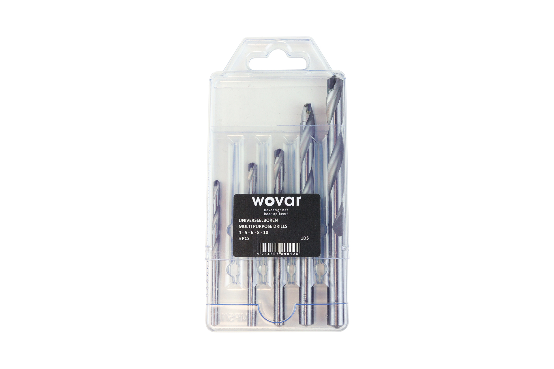 Tegelboren set 5-delig TCT 4-5-6-8-10 mm - Per Set