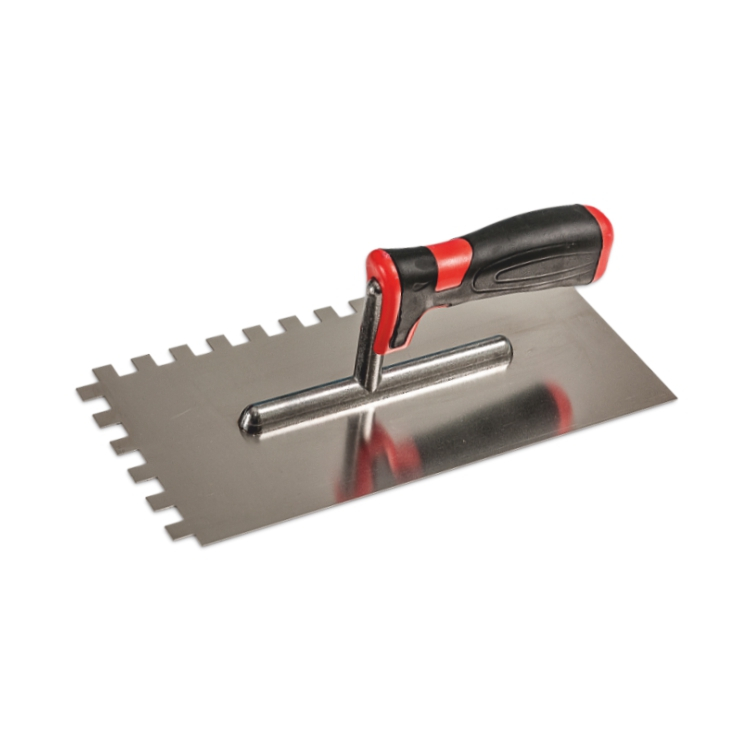 Plakspaan getand 6x6 mm Kunststof handvat - Per Stuk