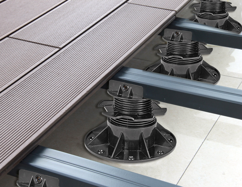 Supporti Regolabili Pavimento Wiltec Supporto Per Pavimenti Galleggianti, Altezza Regolabile 18-25mm Base Per Piscina Fuori Terra