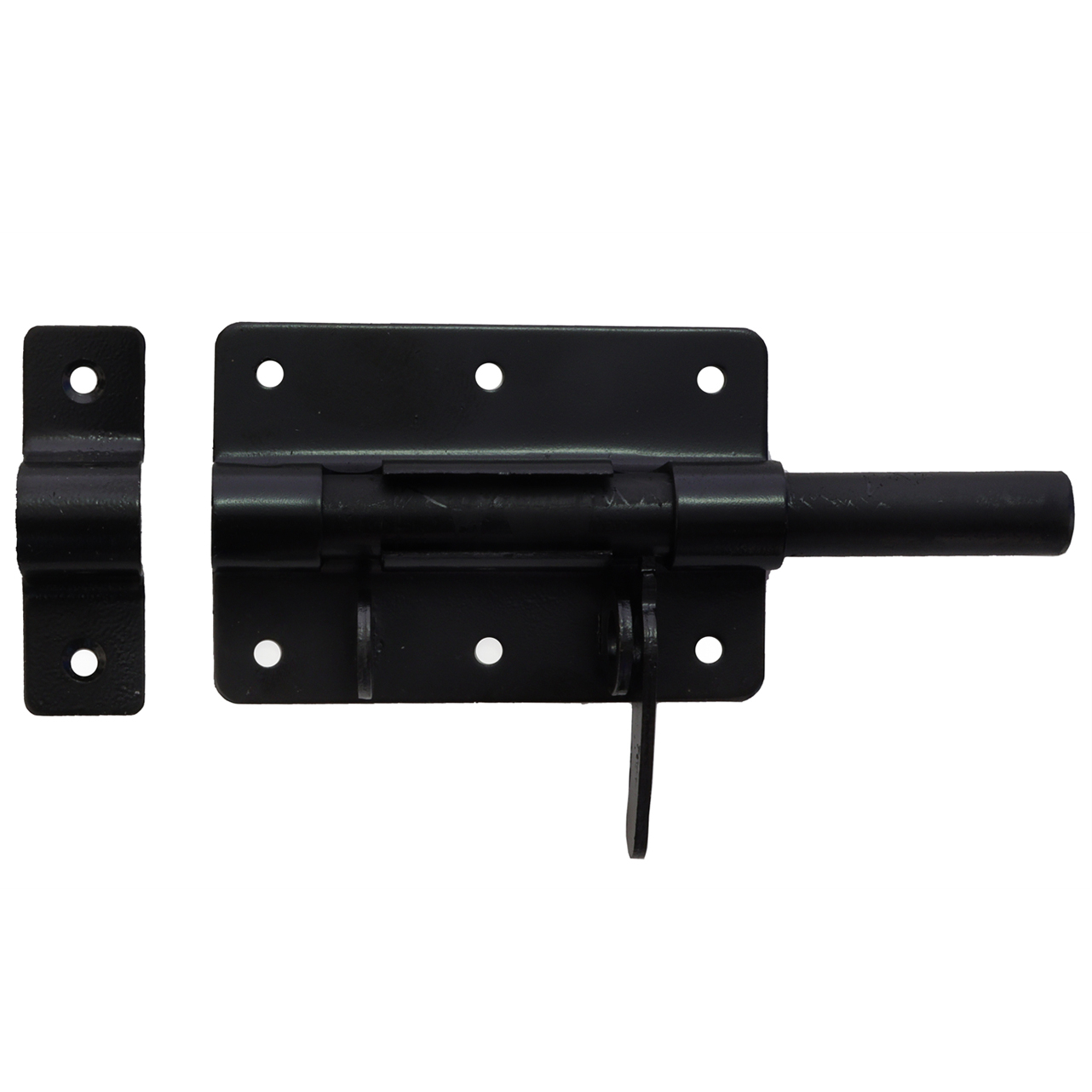 Hangslotgrendel Zwart 100 x 70 mm - Per Stuk, foto 4 van 4