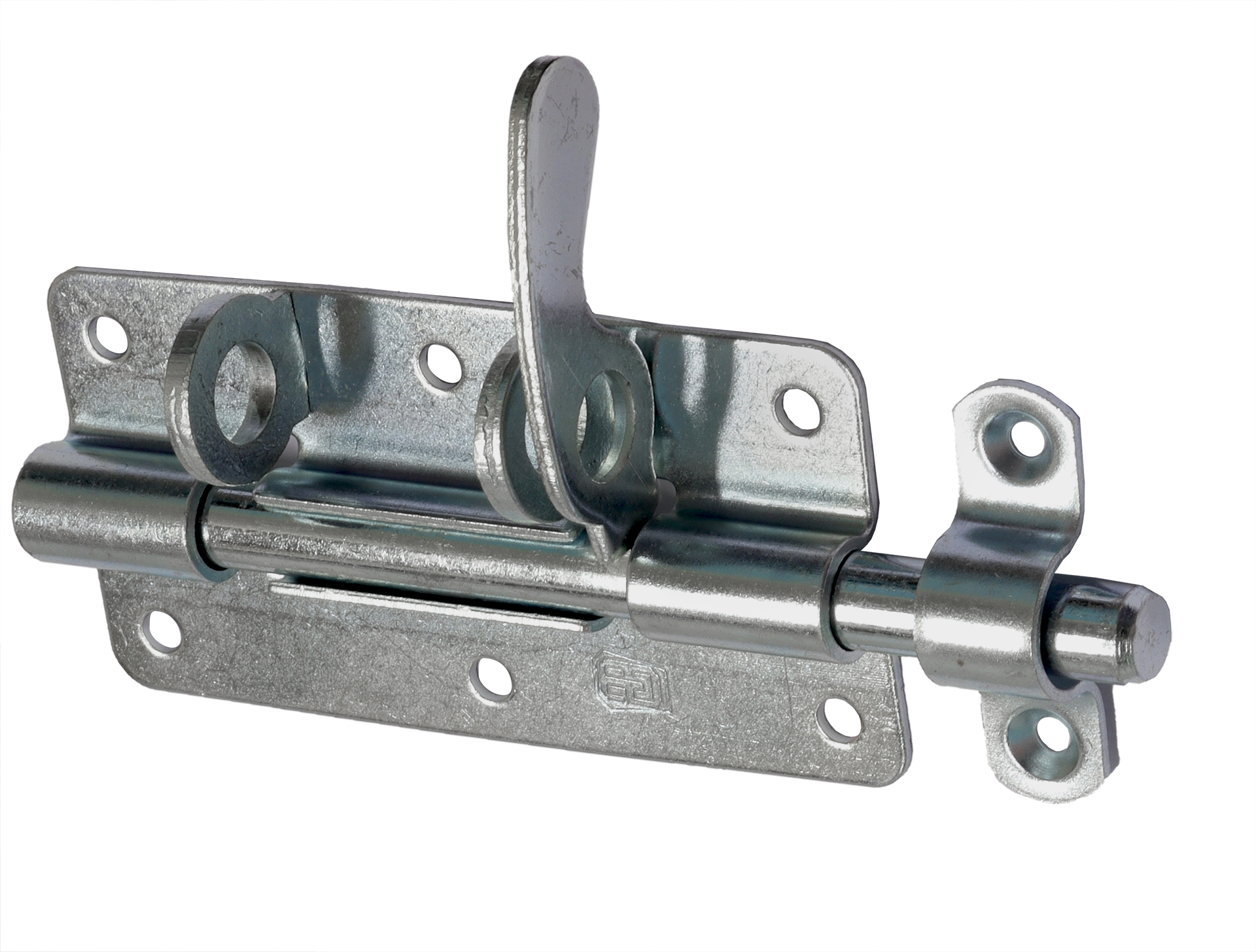 Hangslotgrendel Verzinkt 100 x 70 mm - Per Stuk, foto 2 van 2
