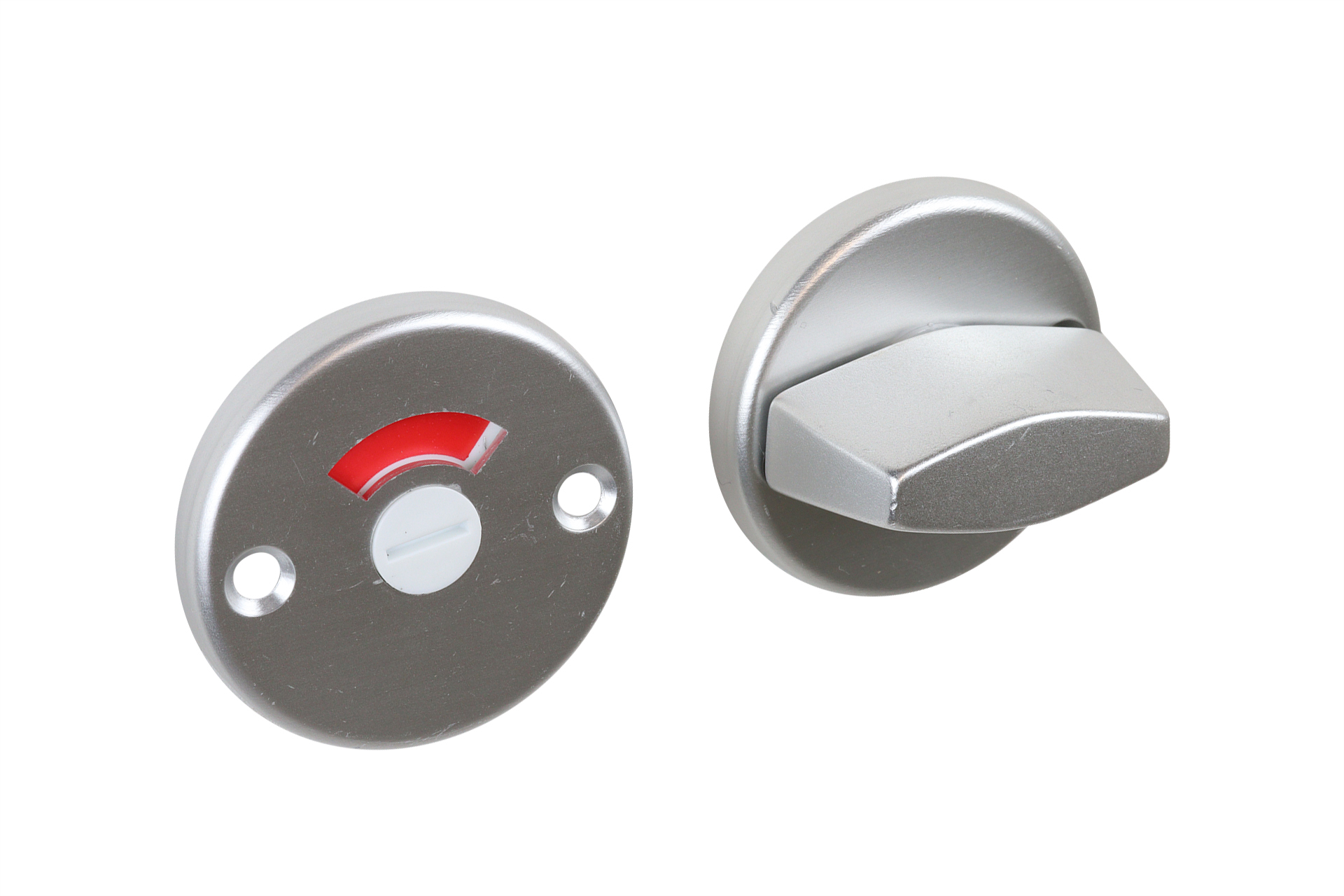 WC Garnituur aluminium rozet - Per set