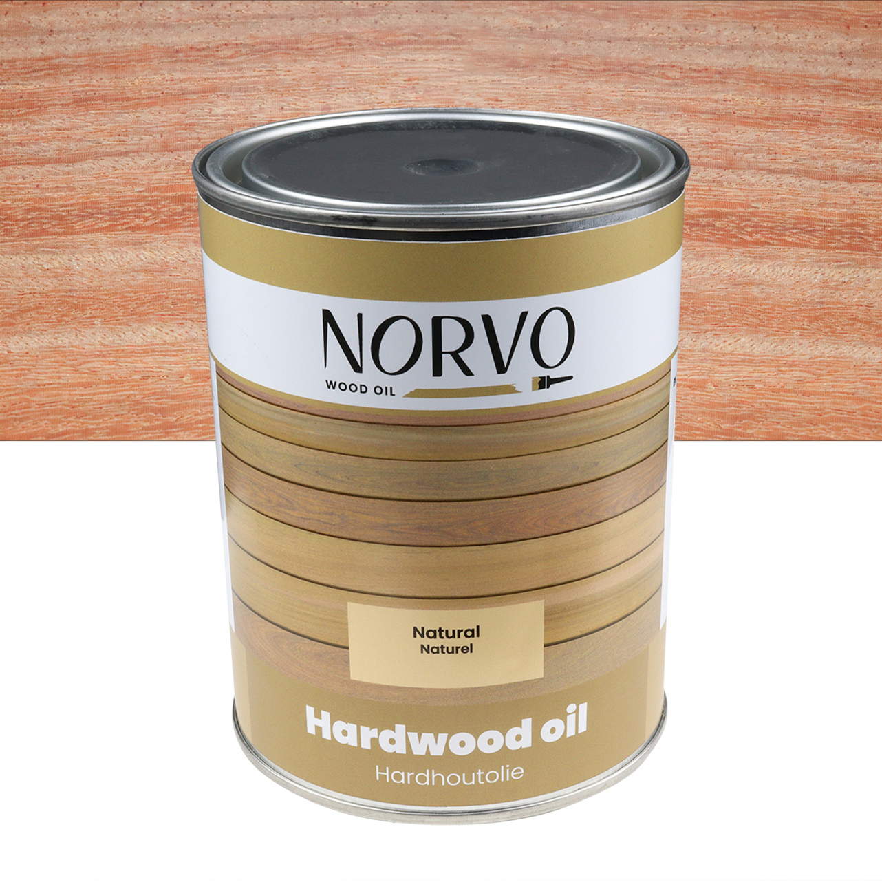 Norvo - Hardhoutolie Naturel - 1 liter - Per Stuk
