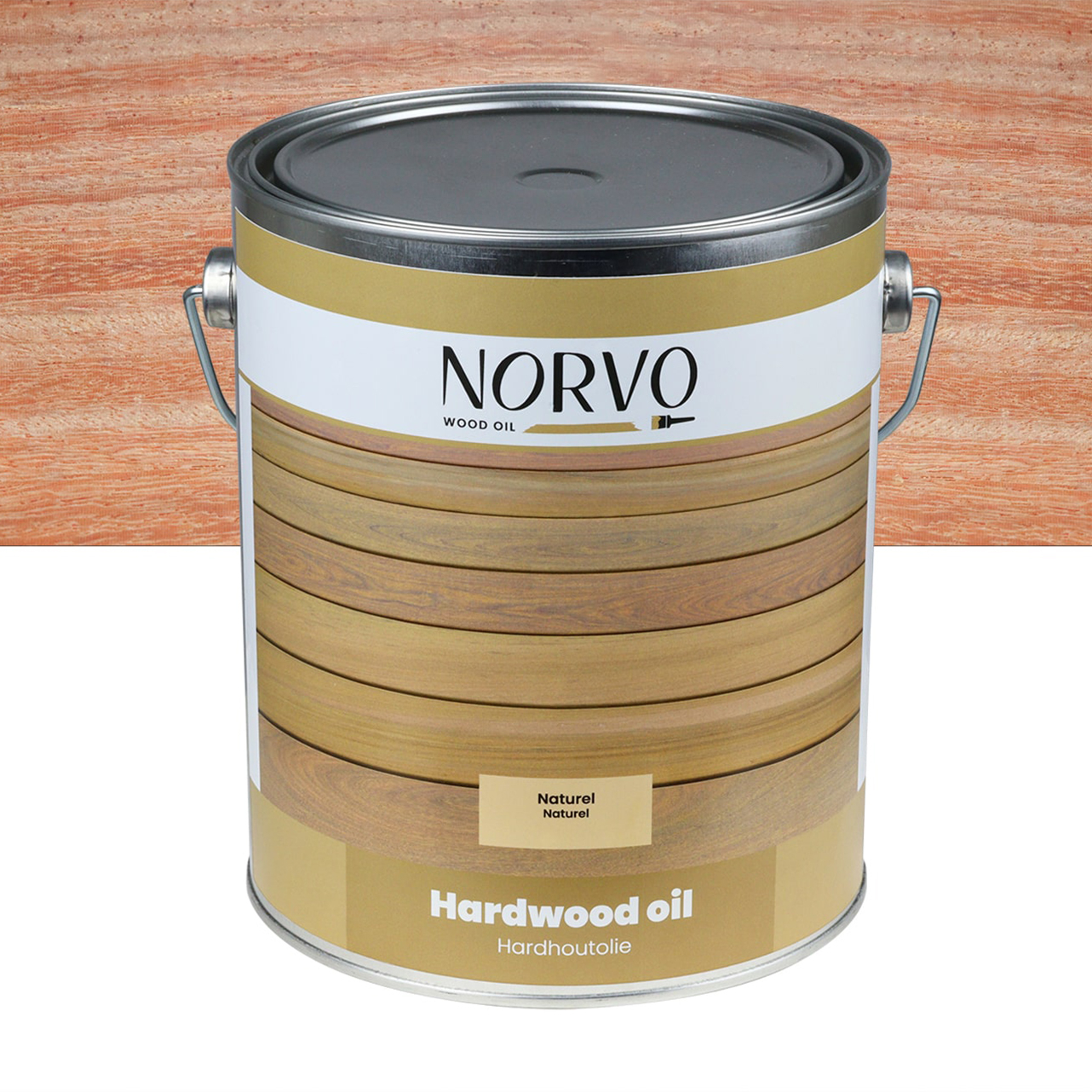 Norvo - Hardhoutolie Naturel - 2,5 liter - Per Stuk