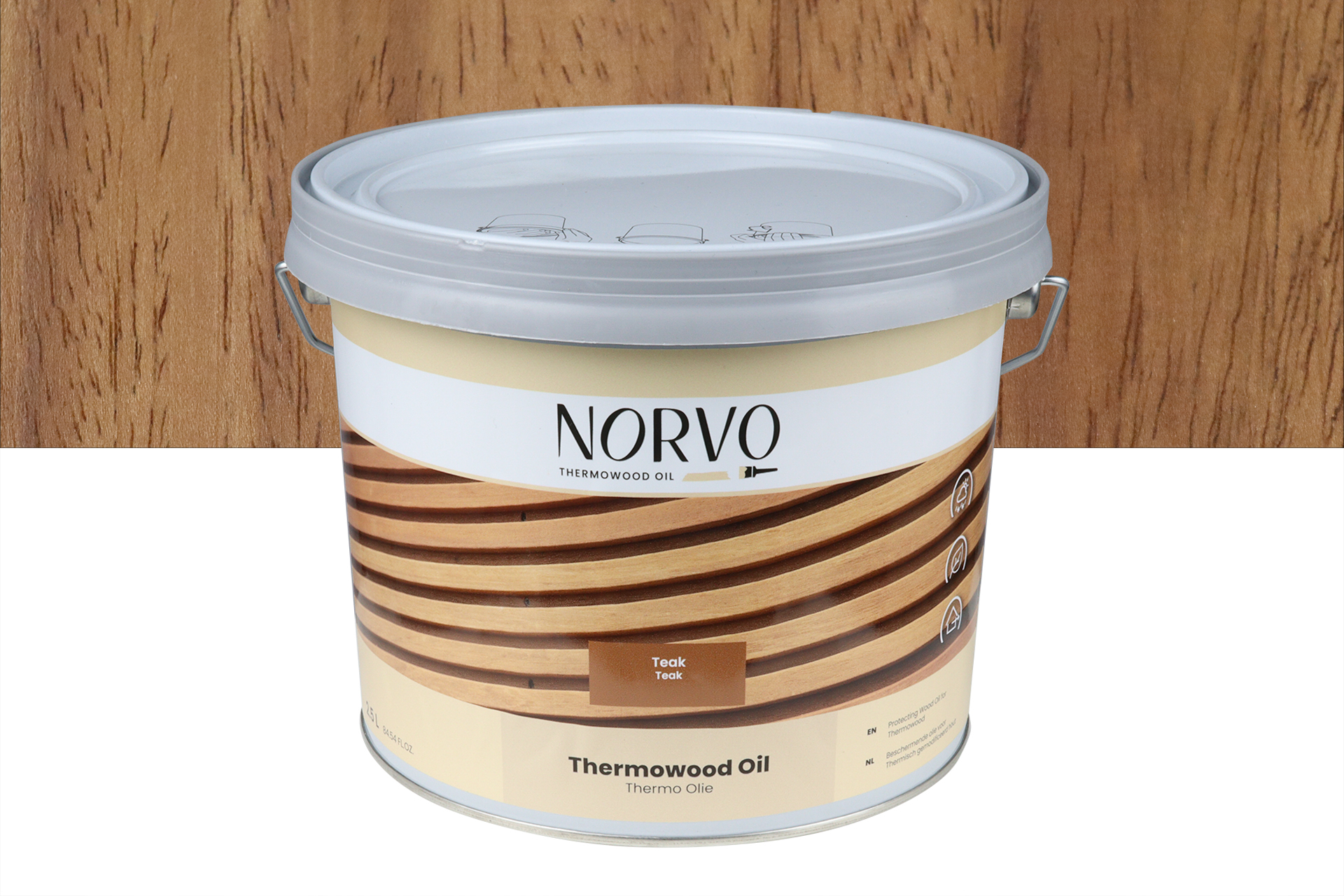 Norvo - Thermo olie - Teak 2,5 liter
