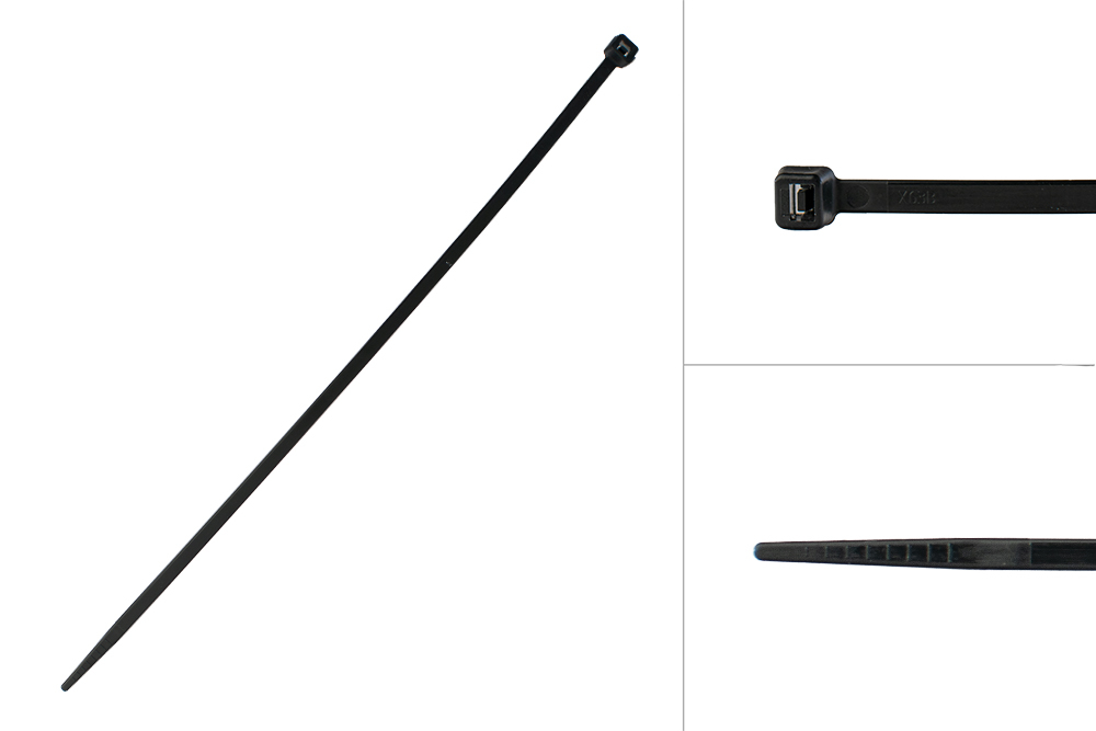 Tyraps Zwart 200 x 3.6 mm - 100 stuks
