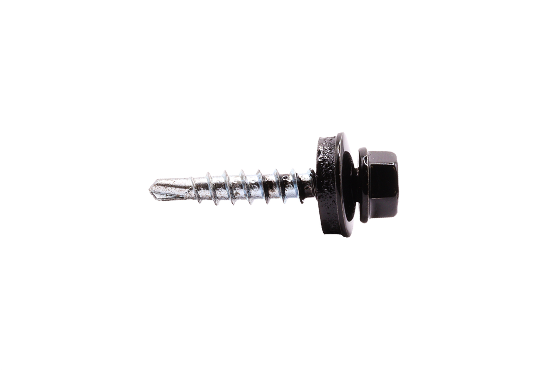 Dakpanplaatschroeven Verzinkt Zwart R9005 4.8 x 28 mm - Doos 250 Stuks, foto 2 van 3