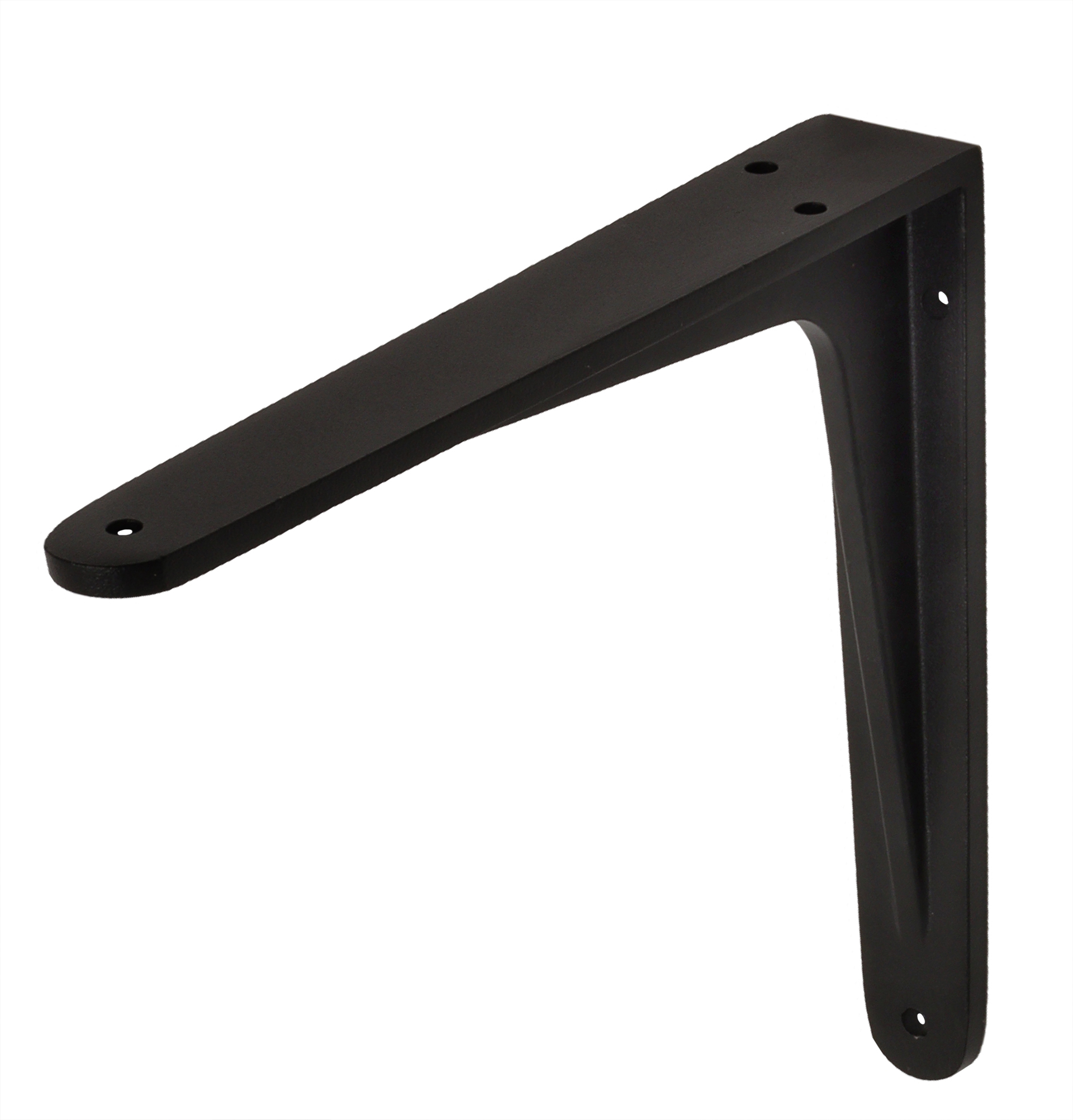 Plankdrager Zwart Aluminium 19 x 16,5 cm - Per Stuk