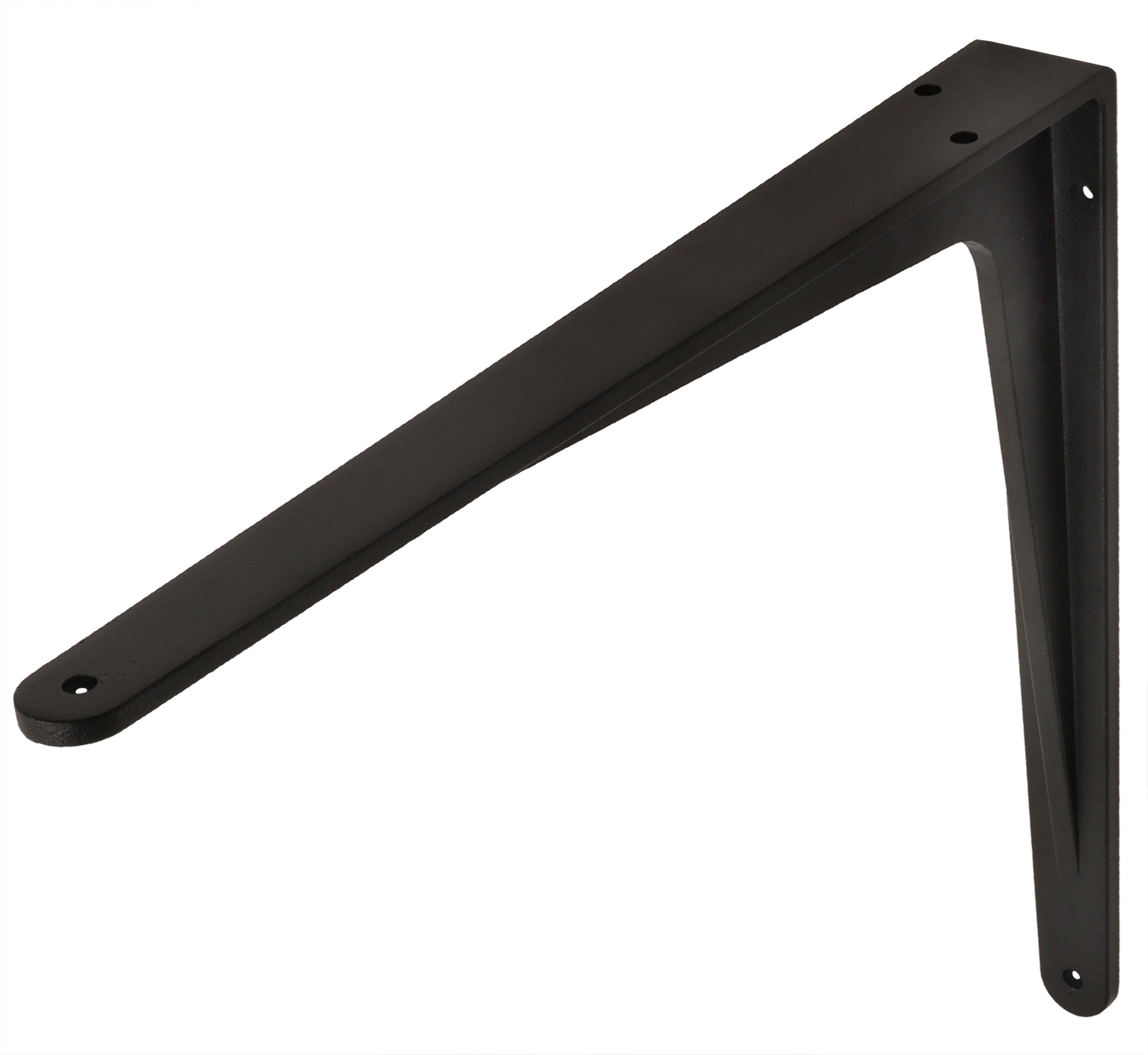Plankdrager Zwart Aluminium 34 x 29 cm - Per Stuk