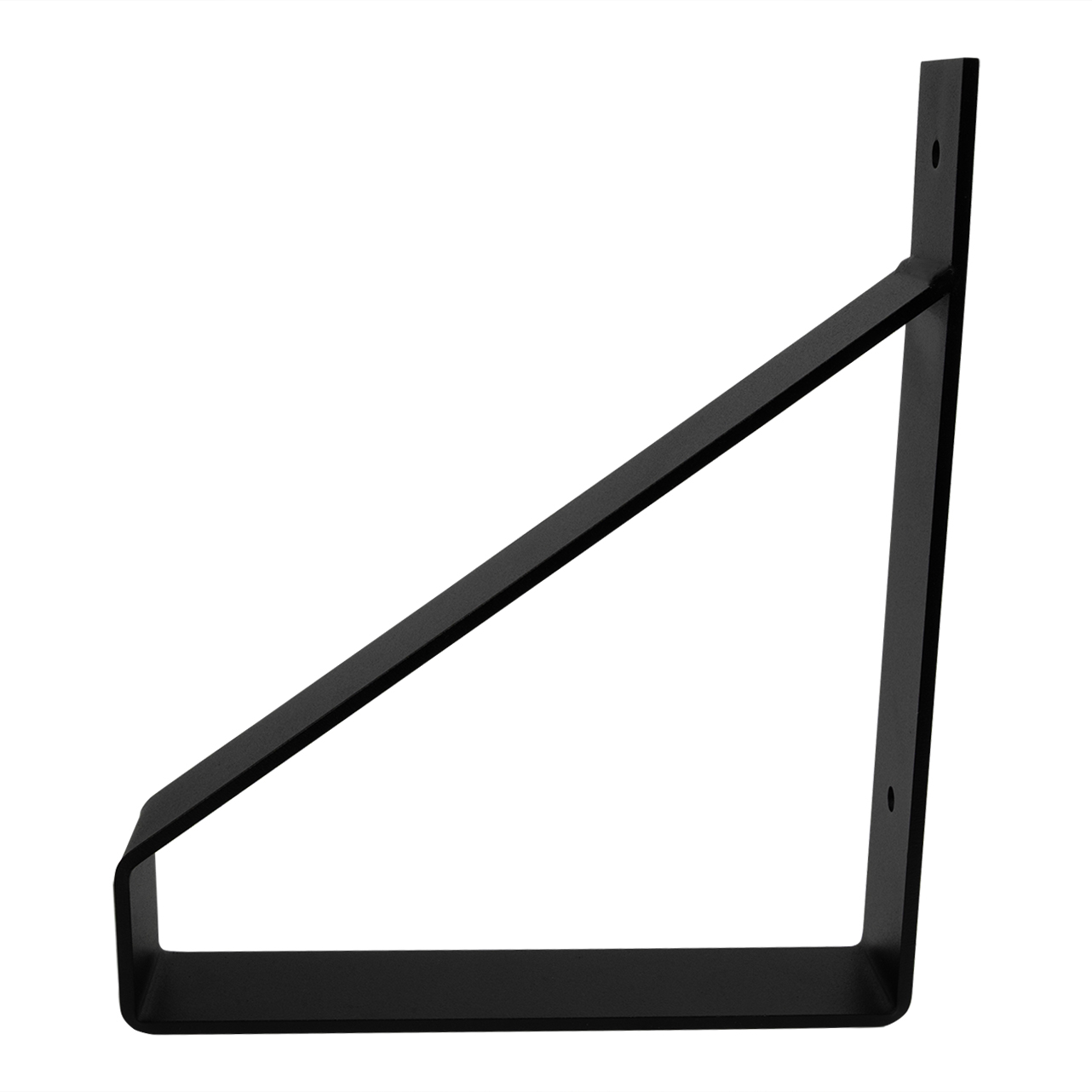Plankdrager Zwart Industrieel 20 x 25 cm - T1 - Set 2 Stuks, foto 2 van 6