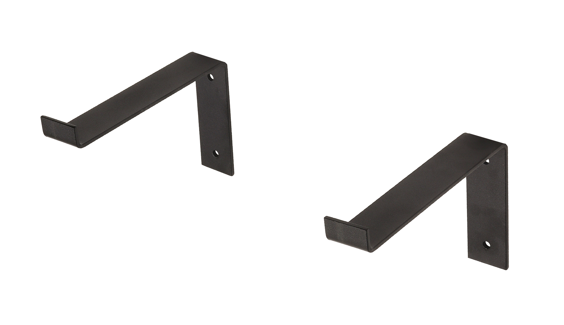 Plankdrager Zwart Industrieel 15 x 20 cm - T3 - Set 2 Stuks, foto 2 van 6