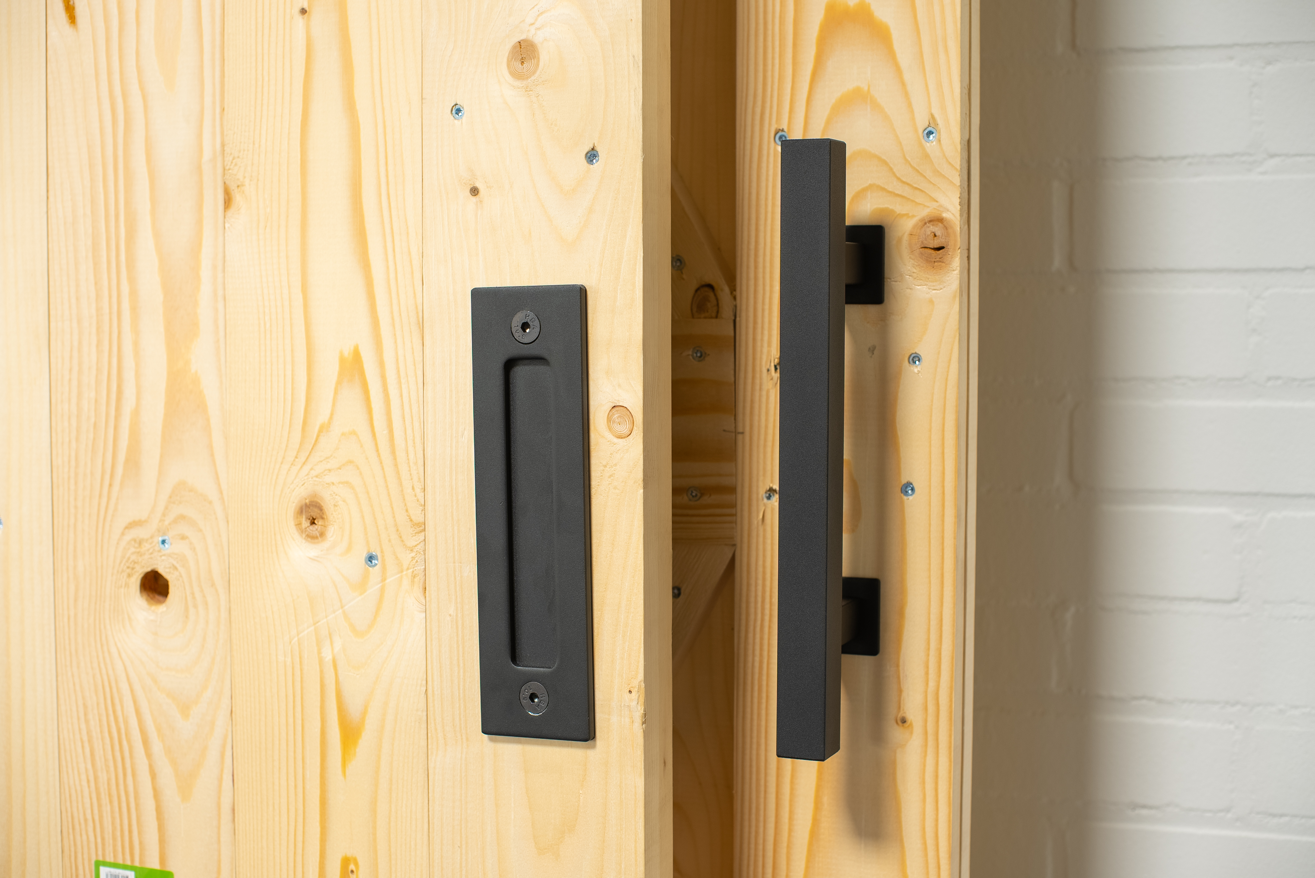 Handgreep Zwart 305 mm Luxe voor Schuifdeurbeslag - Met Komgreep, foto 2 van 5