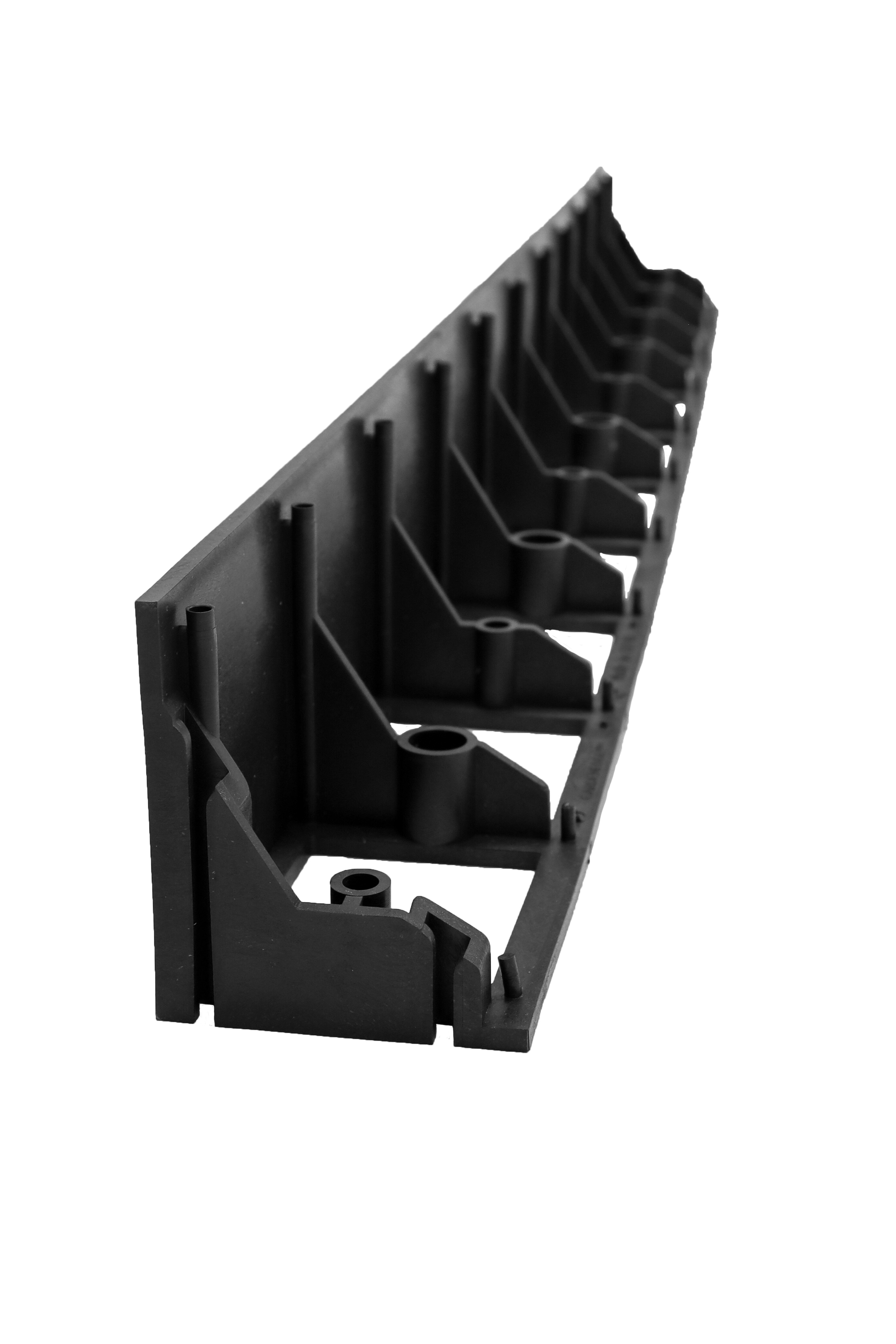 Borderrand Kunststof Zwart 1000 x 80 x 58 mm - Per Stuk
