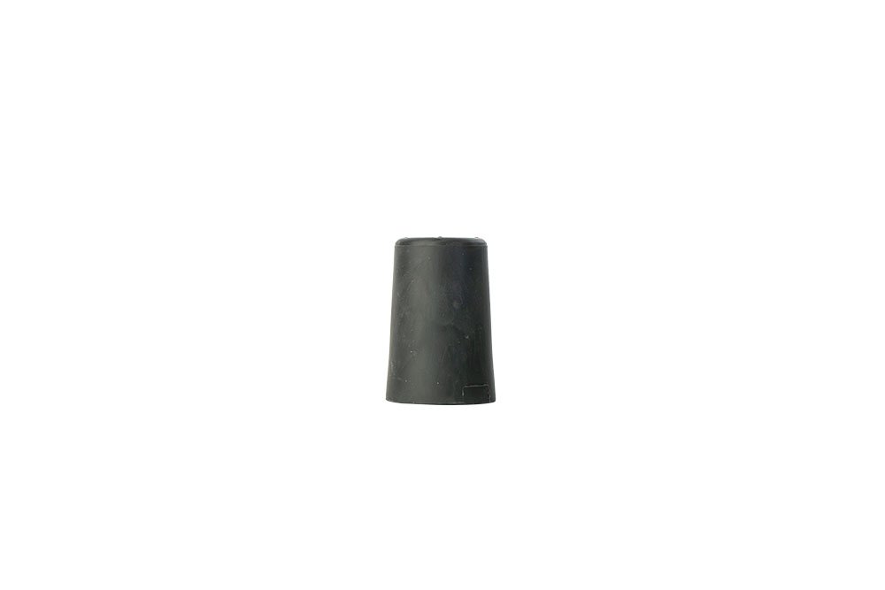 Deurstopper Rubber Zwart 75 mm - Per Stuk, foto 2 van 2