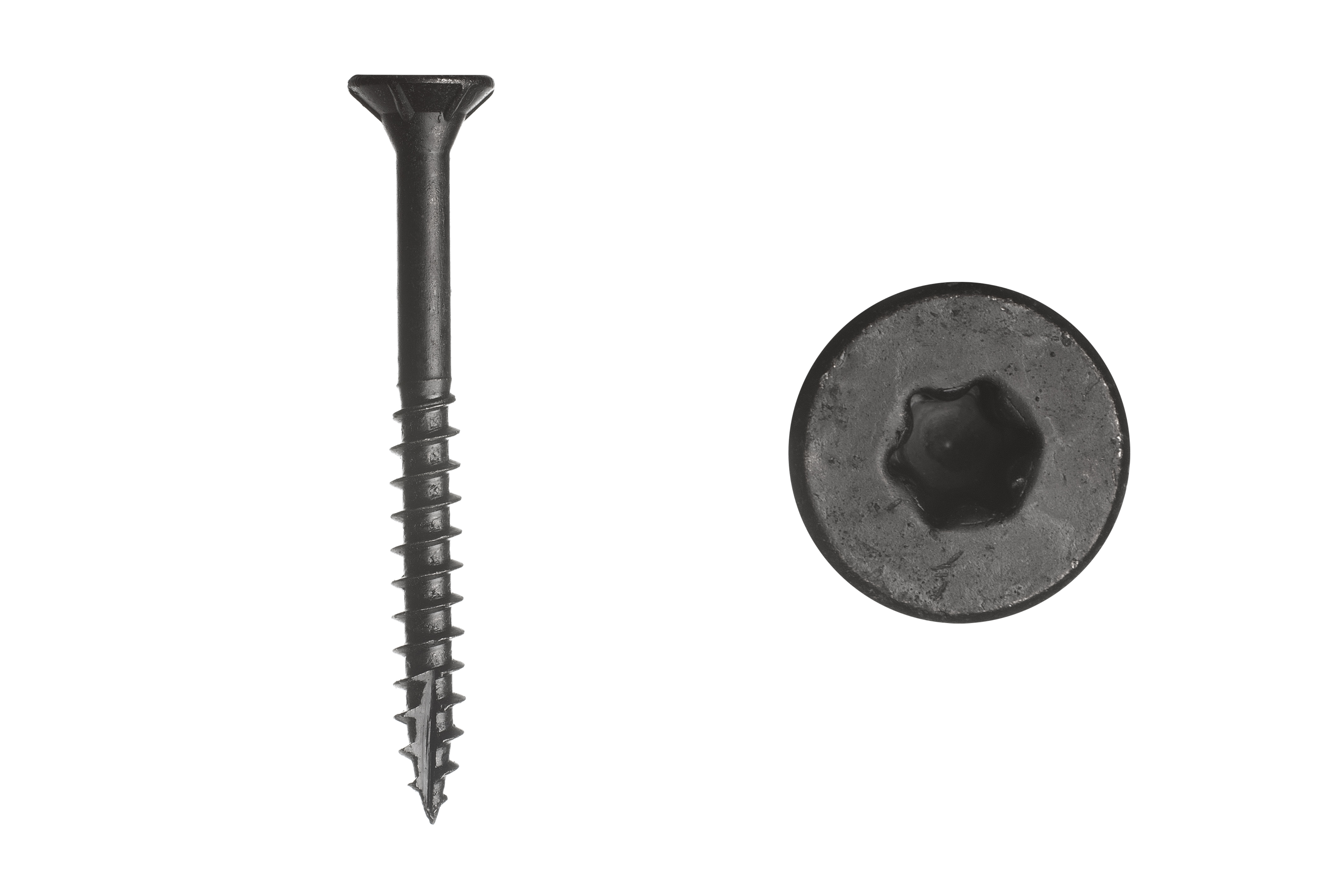 Zwarte Schroeven Verzinkt 5 x 50 mm Torx 20 met Snijpunt - 50 Stuks, foto 2 van 2