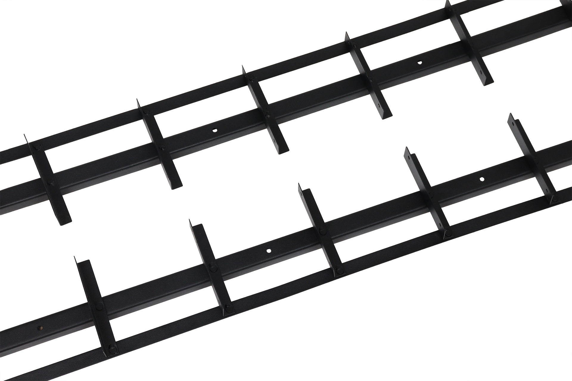 Flex Fence Draaibare Lamellen voor in de tuin Zwart RVS 95 cm - 2 stuks, foto 4 van 6