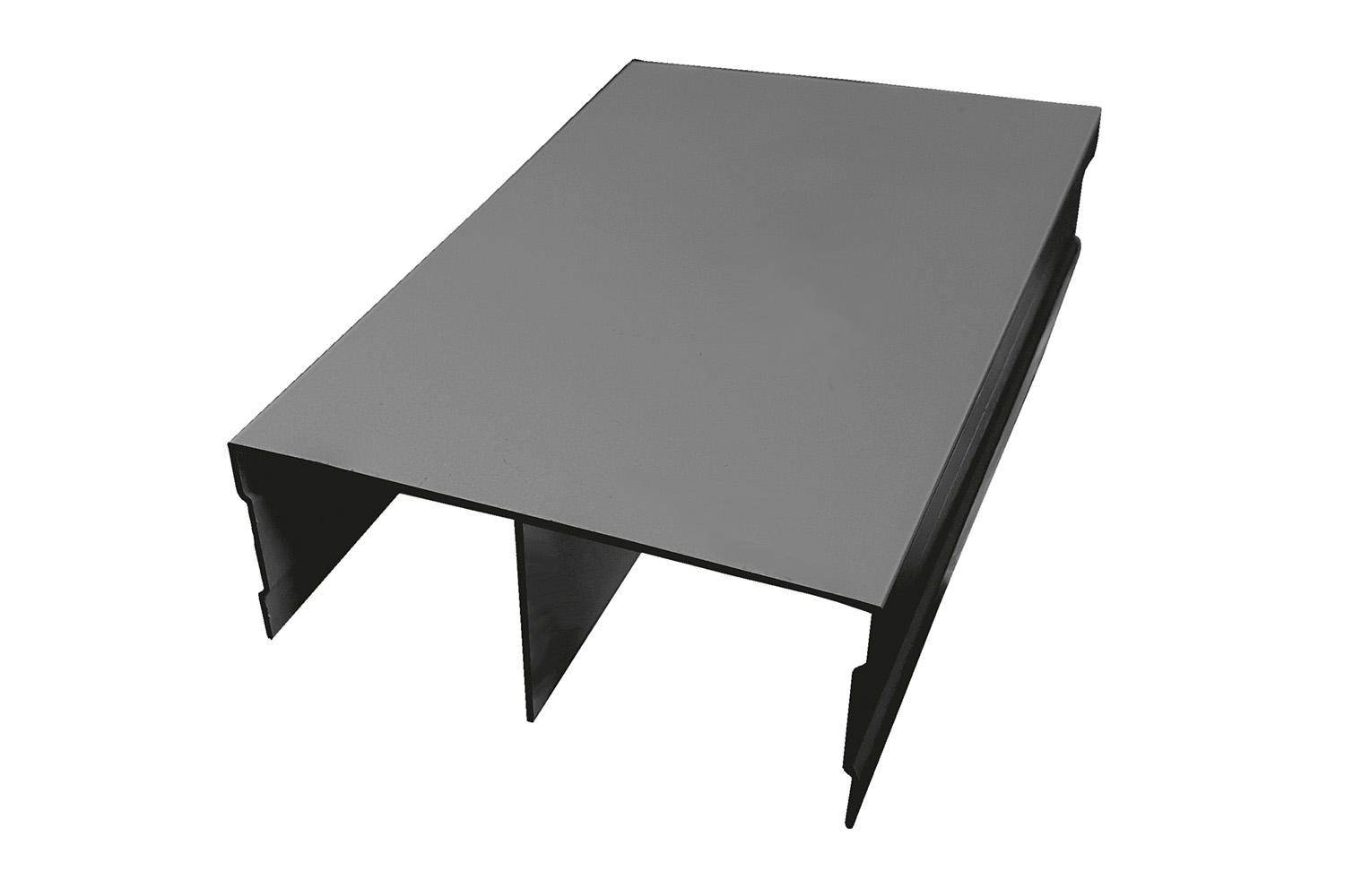Bovenrail Schuifdeur Zwart 210 cm - Per Stuk