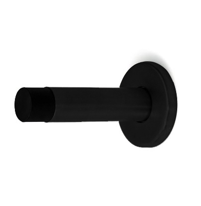 Lavuzo Deurstopper Muur Zwart 90 mm - Per Stuk