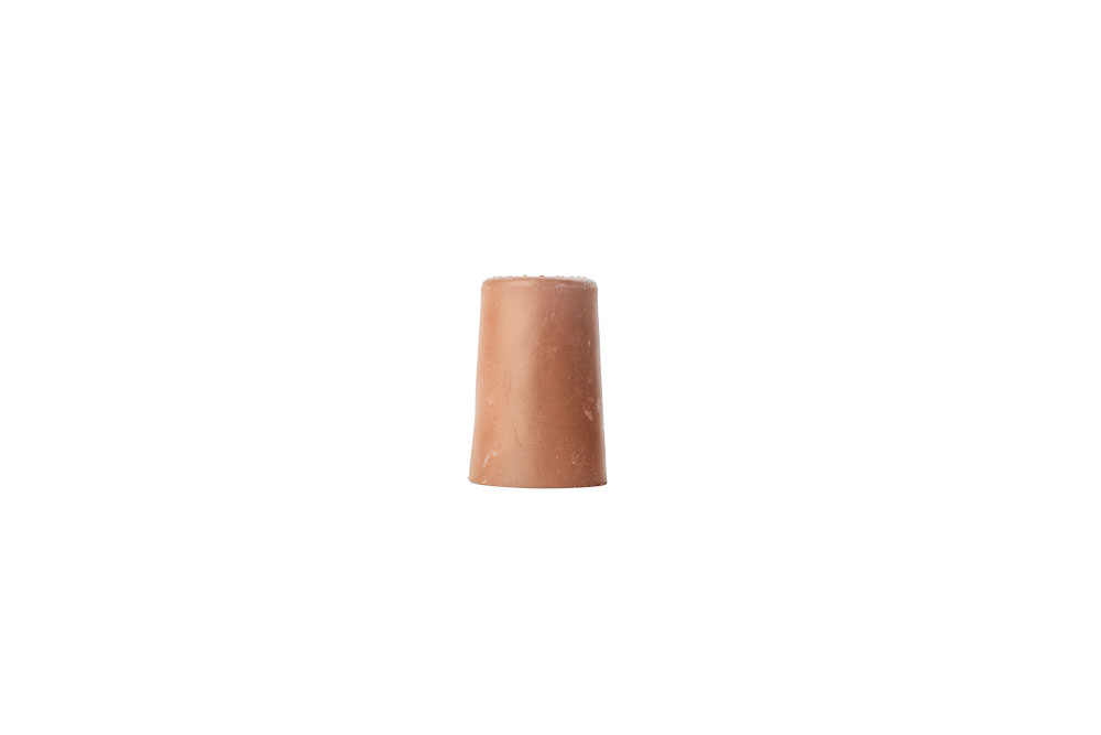 Deurstopper Rubber Bruin 60 mm - Per Stuk, foto 2 van 2