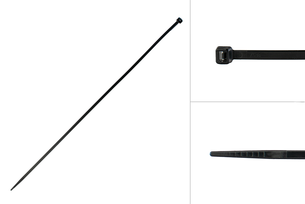 Tyraps Zwart 430 x 4.8 mm - 100 stuks