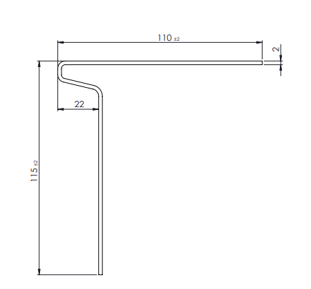 Plafondveeranker Verzinkt 110 x 115 mm - Set 10 Stuks, foto 3 van 4