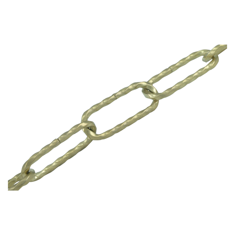 Ketting Messing 3.4 mm dik - Rol 20 Meter