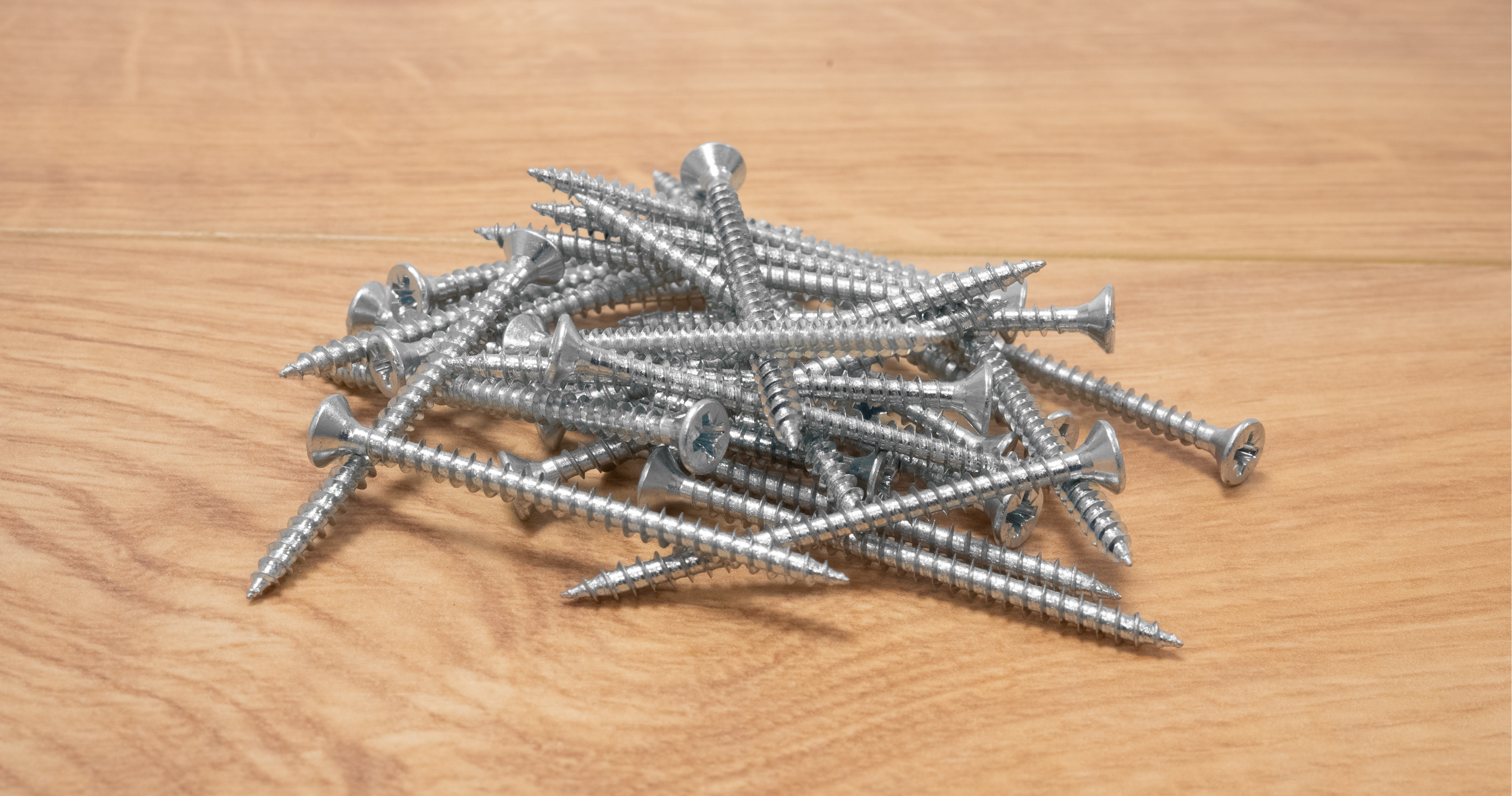 Spaanplaatschroeven Verzinkt 3 x 35 mm Pozidrive Voldraad - Doos 200 Stuks, foto 2 van 3