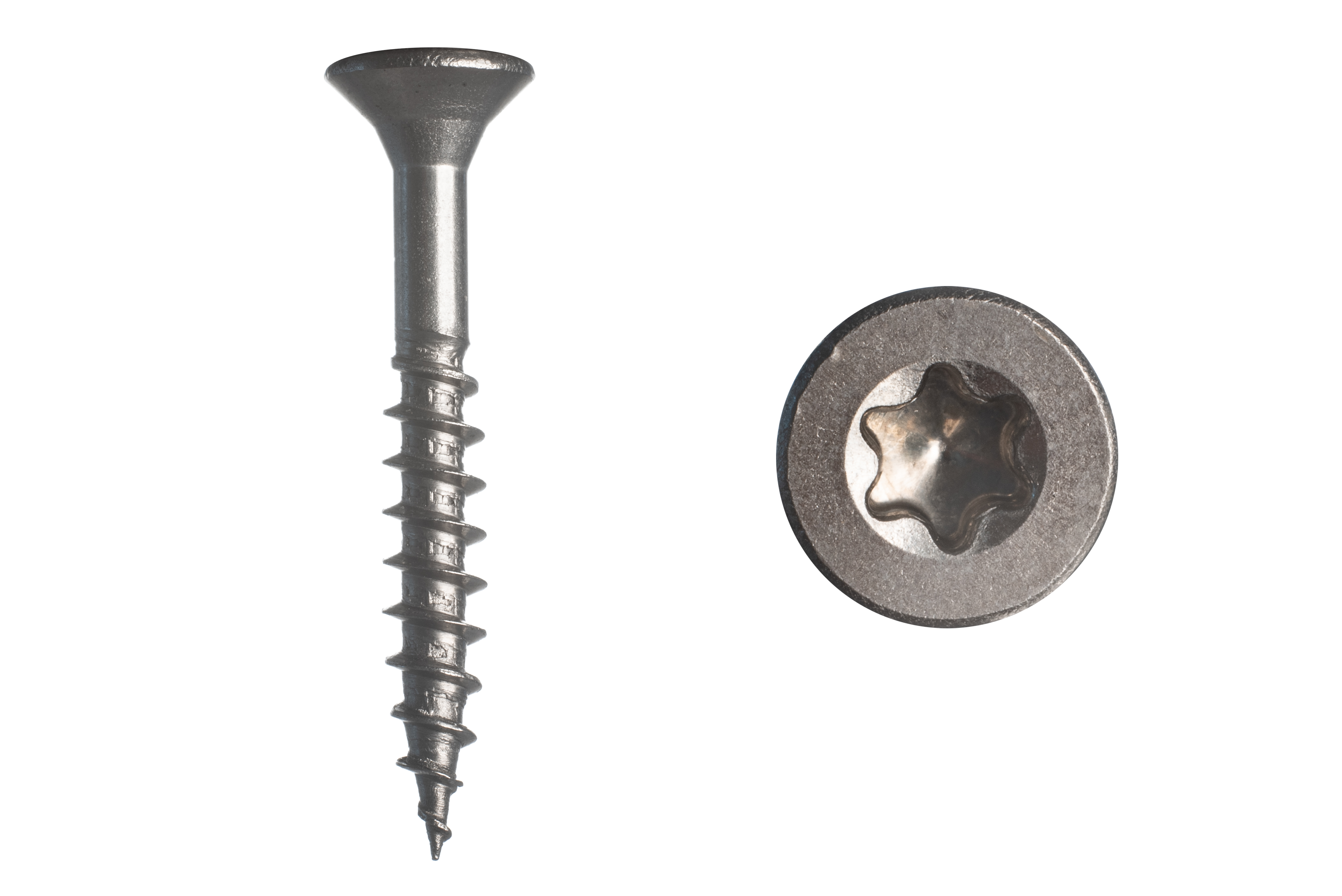 Spaanplaatschroeven RVS A2 4 x 30 mm Torx 20 - 200 Stuks, foto 2 van 2