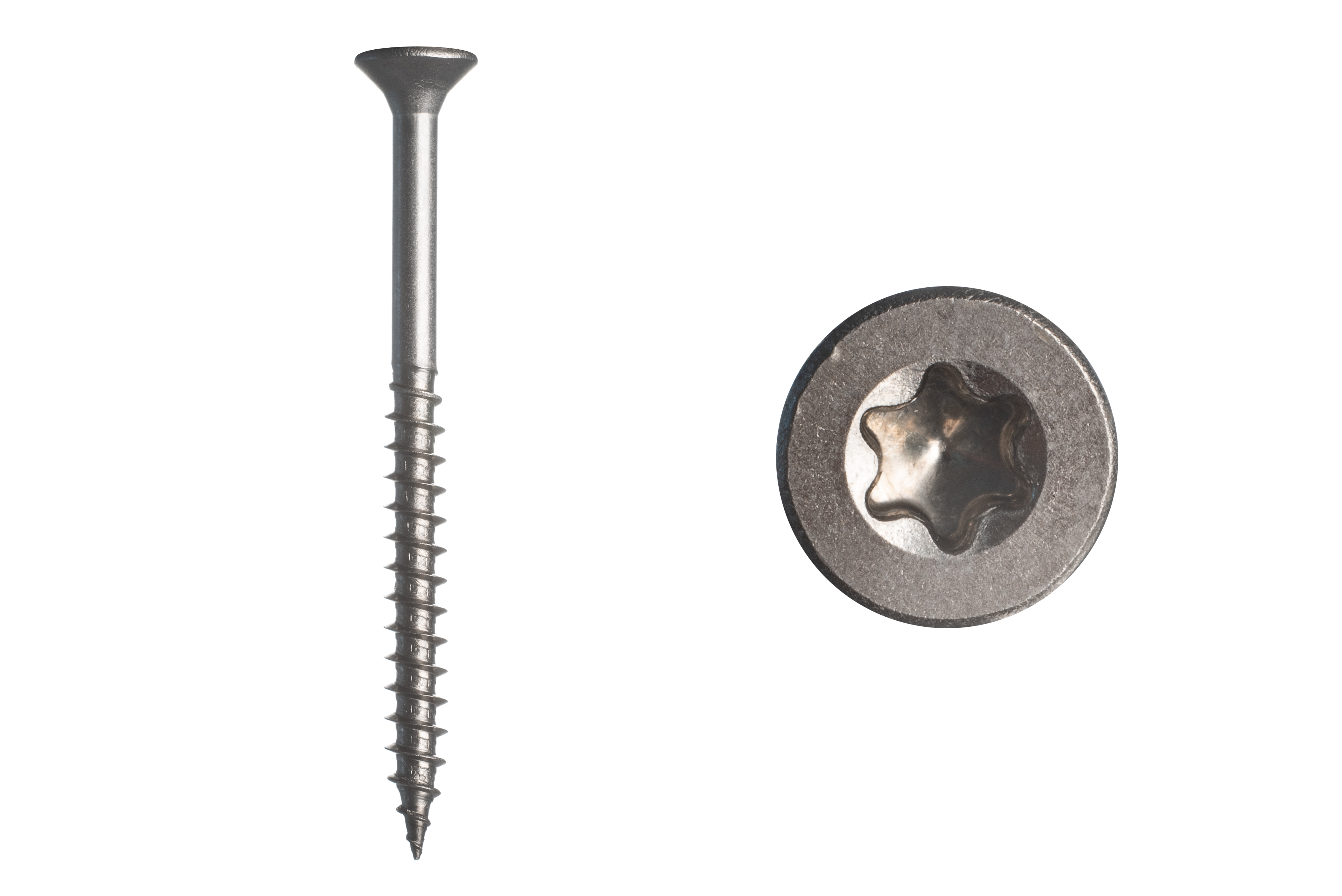Spaanplaatschroeven RVS A2 4 x 50 mm Torx 20 - 200 Stuks, foto 2 van 2