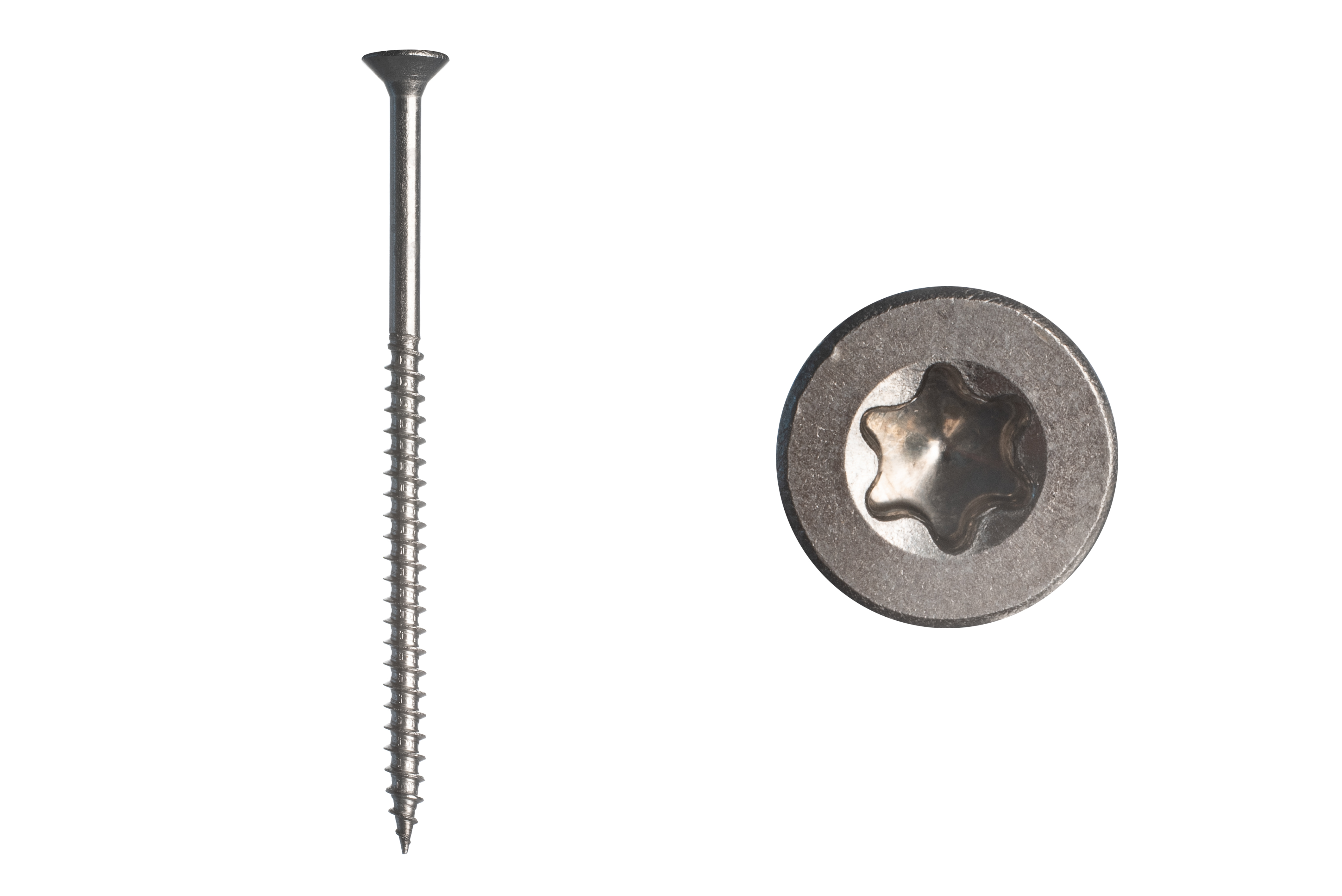 Spaanplaatschroeven RVS A2 4 x 70 mm Torx 20 - 200 Stuks, foto 2 van 2