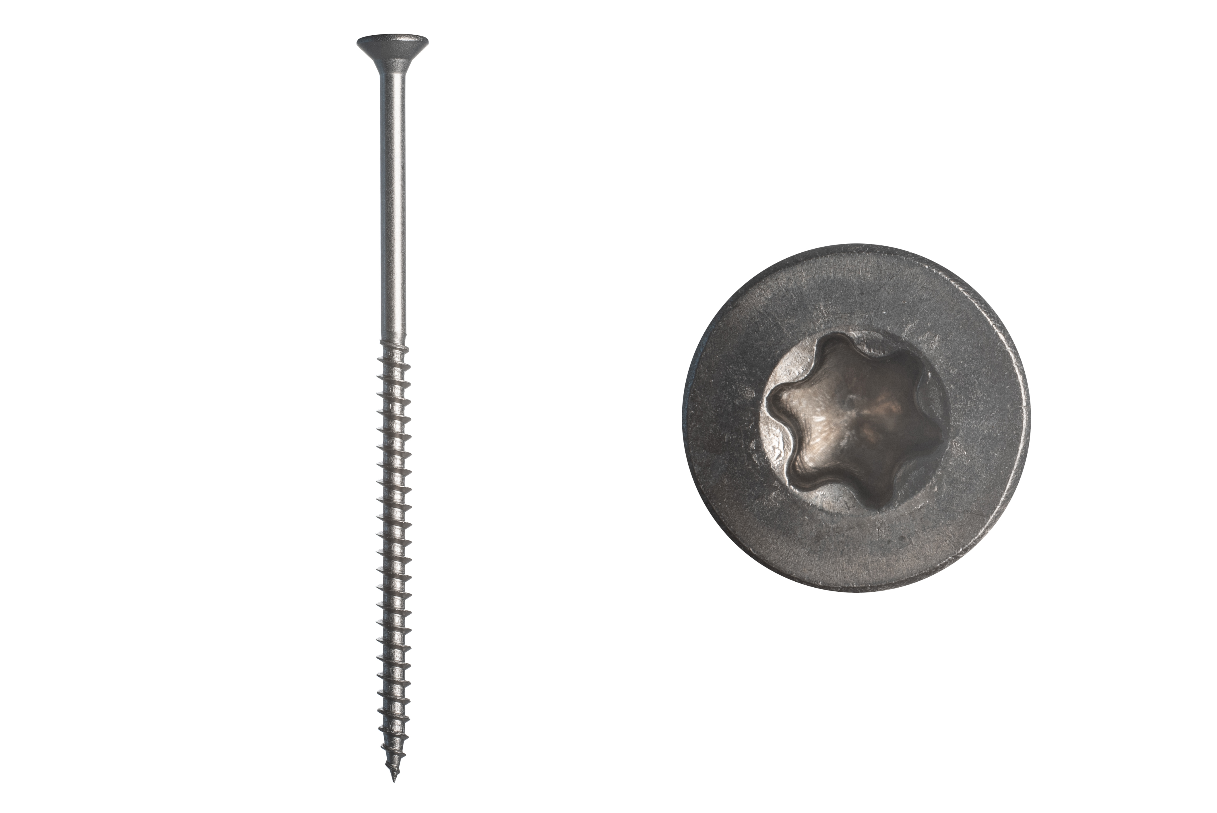 Spaanplaatschroeven RVS A2 5 x 100 mm Torx 25 - 200 Stuks, foto 2 van 2