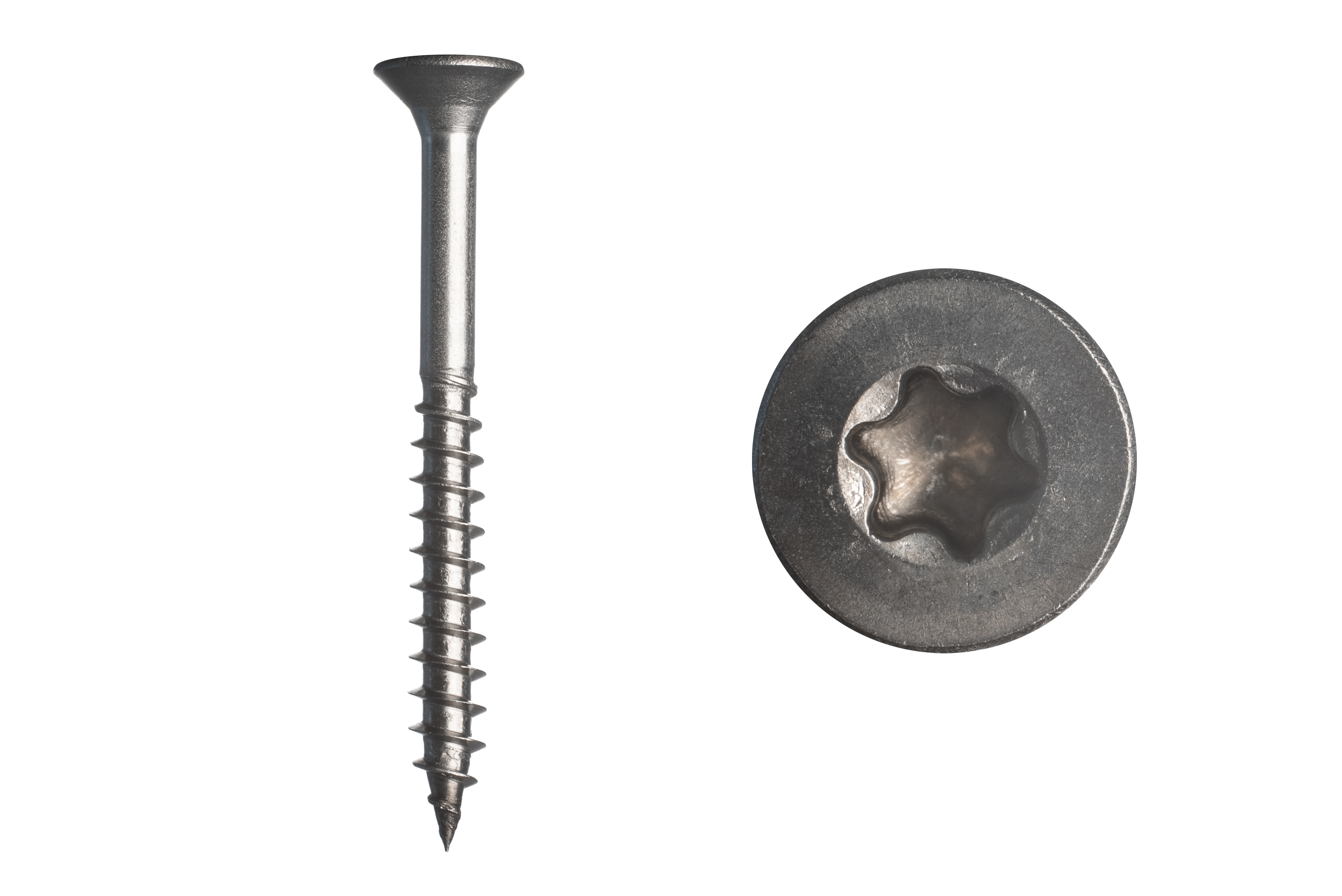 Spaanplaatschroeven RVS A2 5 x 50 mm Torx 25 - 200 Stuks, foto 2 van 2