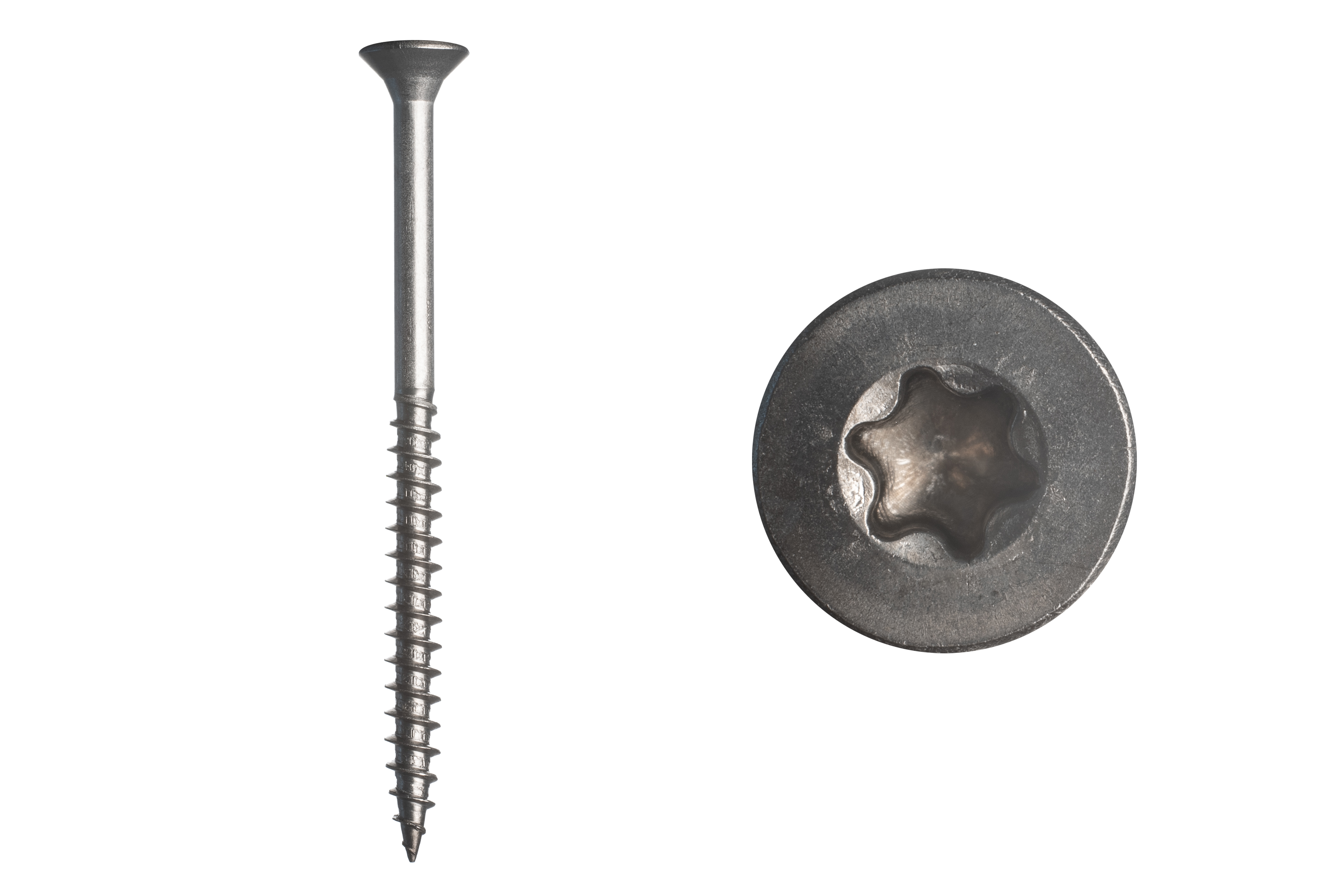 Spaanplaatschroeven RVS A2 5 x 60 mm Torx 25 - 200 Stuks, foto 2 van 2