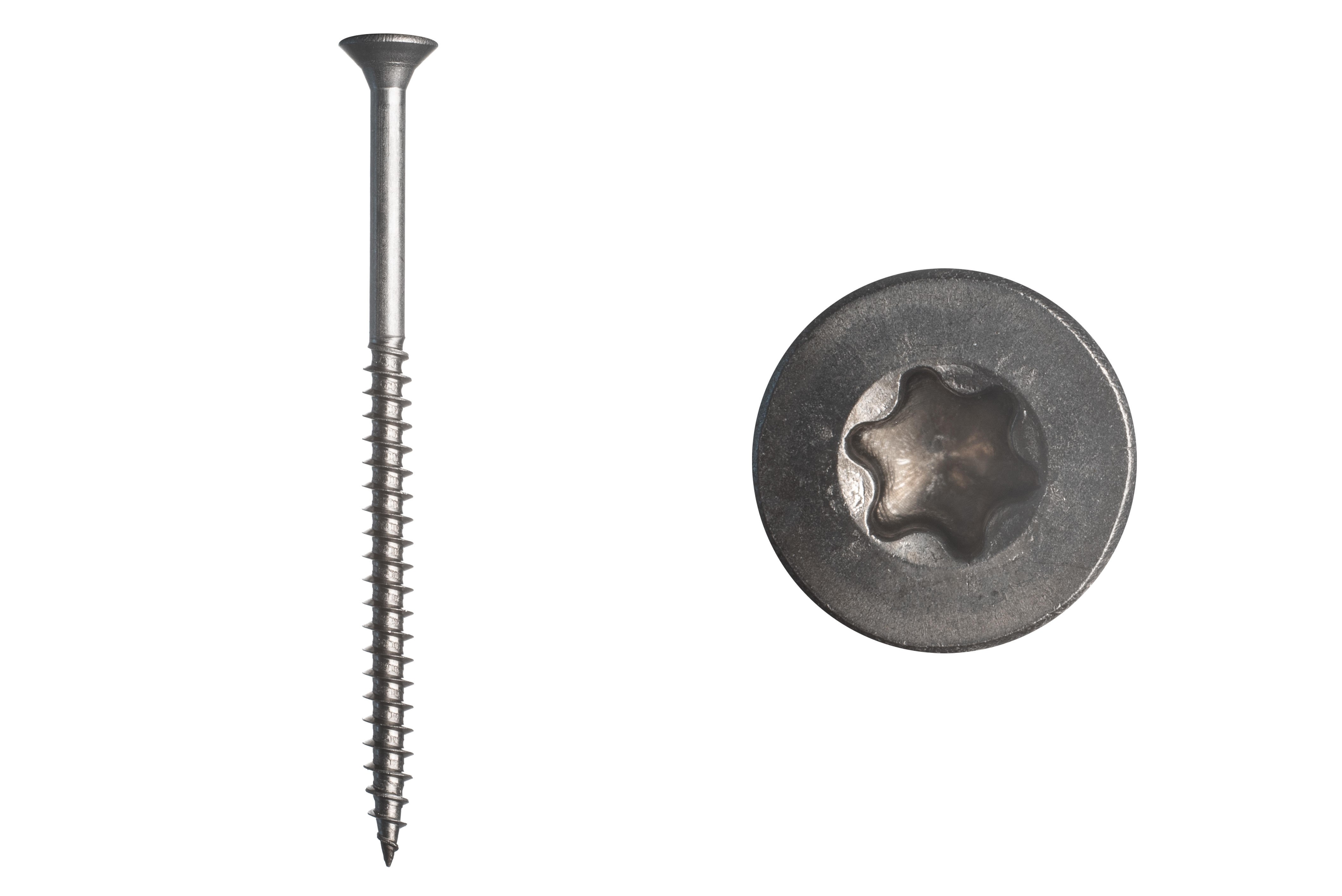 Spaanplaatschroeven RVS A2 5 x 80 mm Torx 25 - 200 Stuks, foto 2 van 2