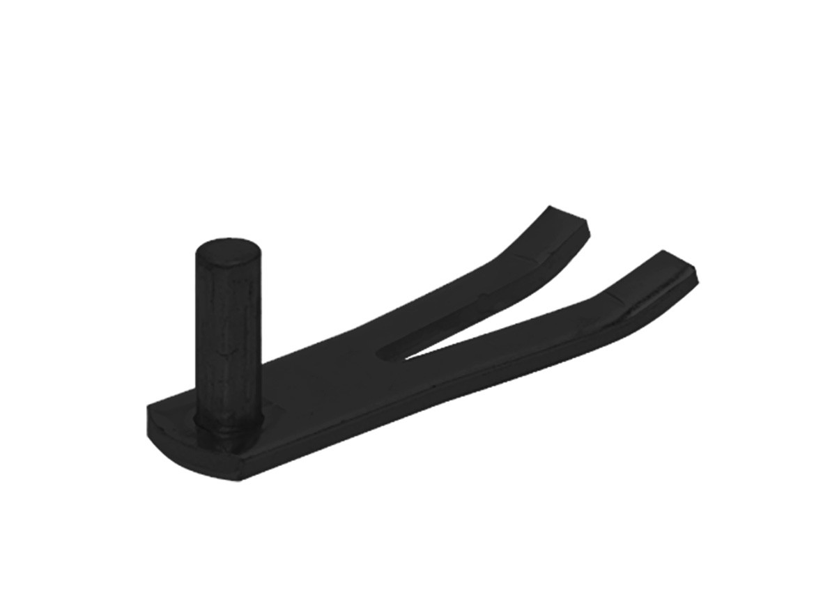 Klauwduim Zwart Half Steens Ø16x45 - Per Stuk