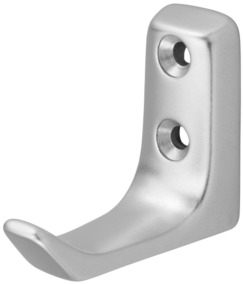 Kapstokhaak Aluminium Rond - Per Stuk