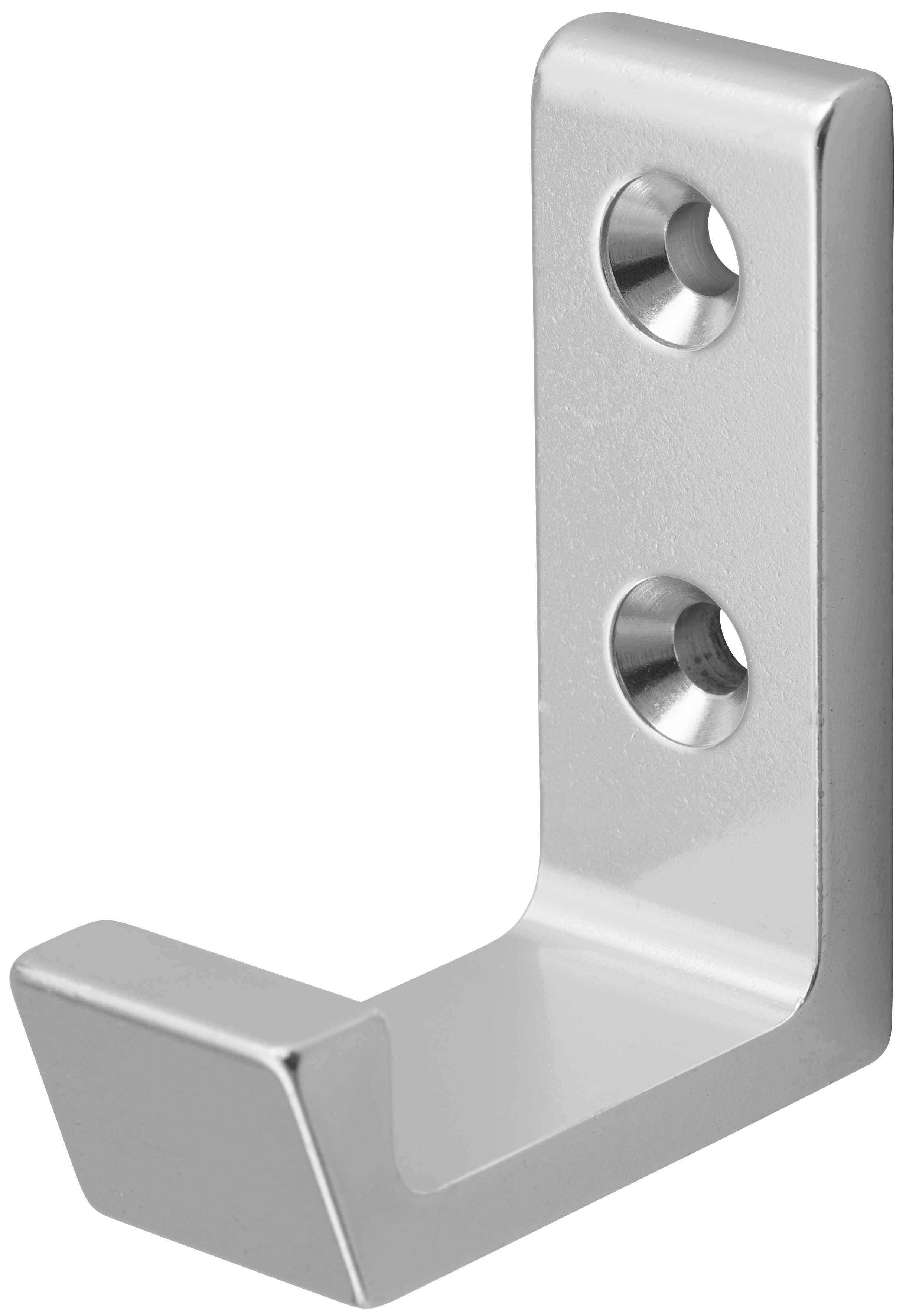 Kapstokhaak Aluminium Recht - Per Stuk