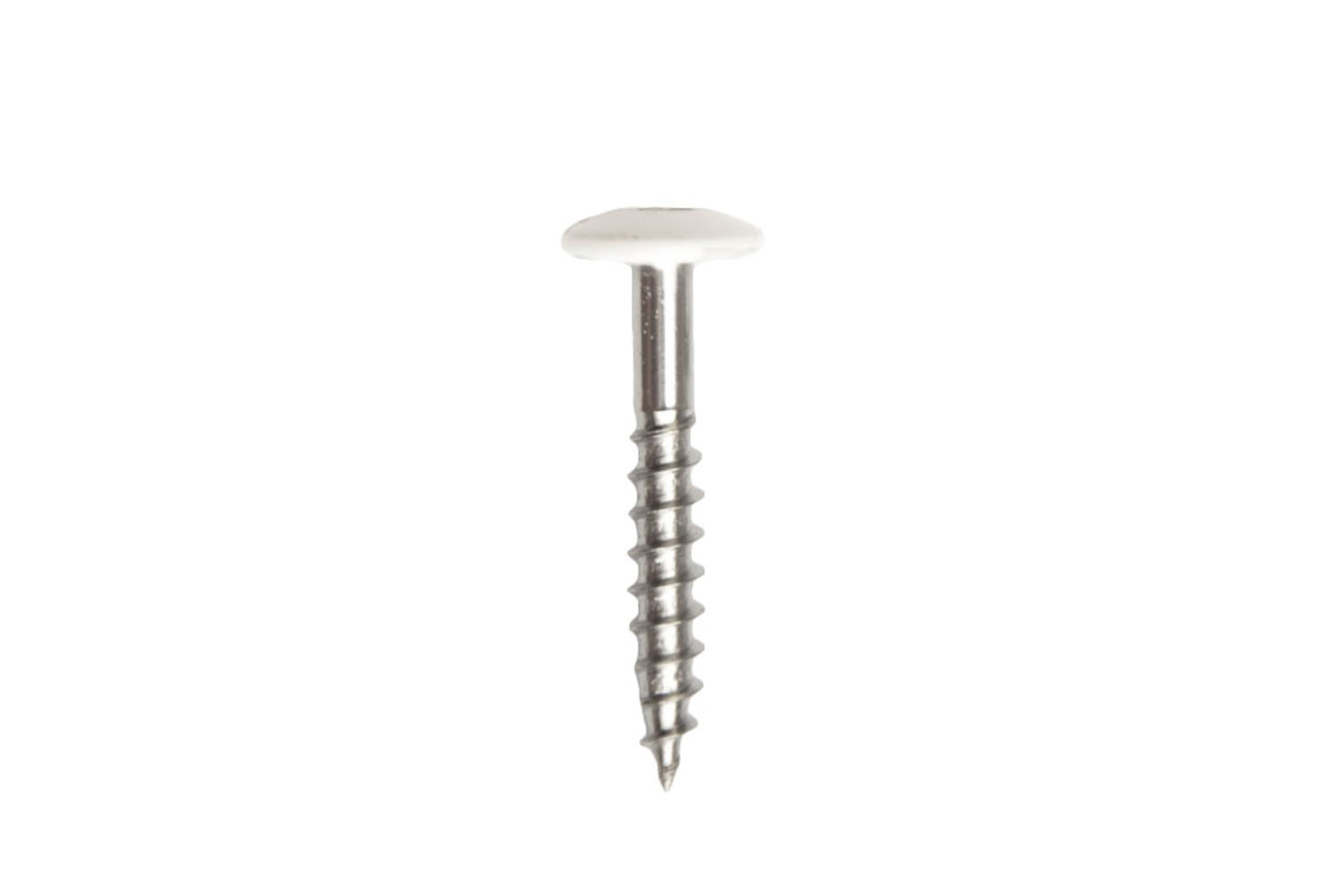 Kleurkopschroeven Wit rvs 4.8 x 32 mm - Doos 100 Stuks, foto 3 van 3