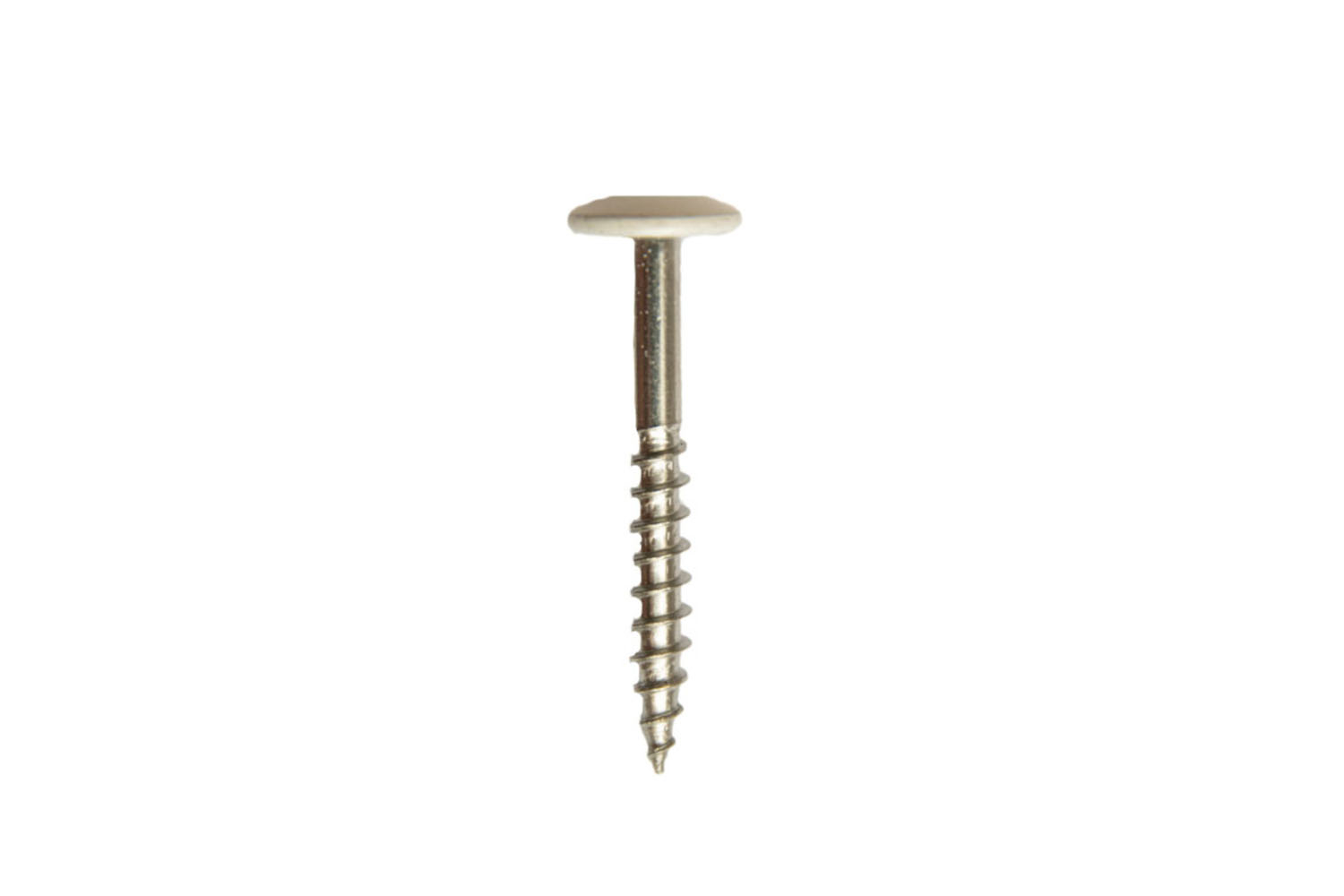 Kleurkopschroeven Wit rvs 4.8 x 38 mm - Doos 100 Stuks, foto 3 van 3