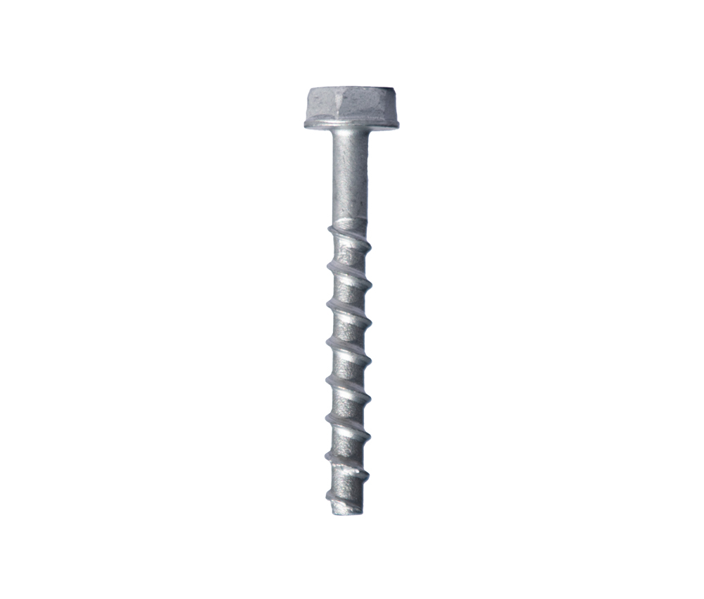 Betonschroeven Verzinkt M6 x 80 mm Zeskantkop SW13 - Doos a 100 stuks, foto 2 van 2