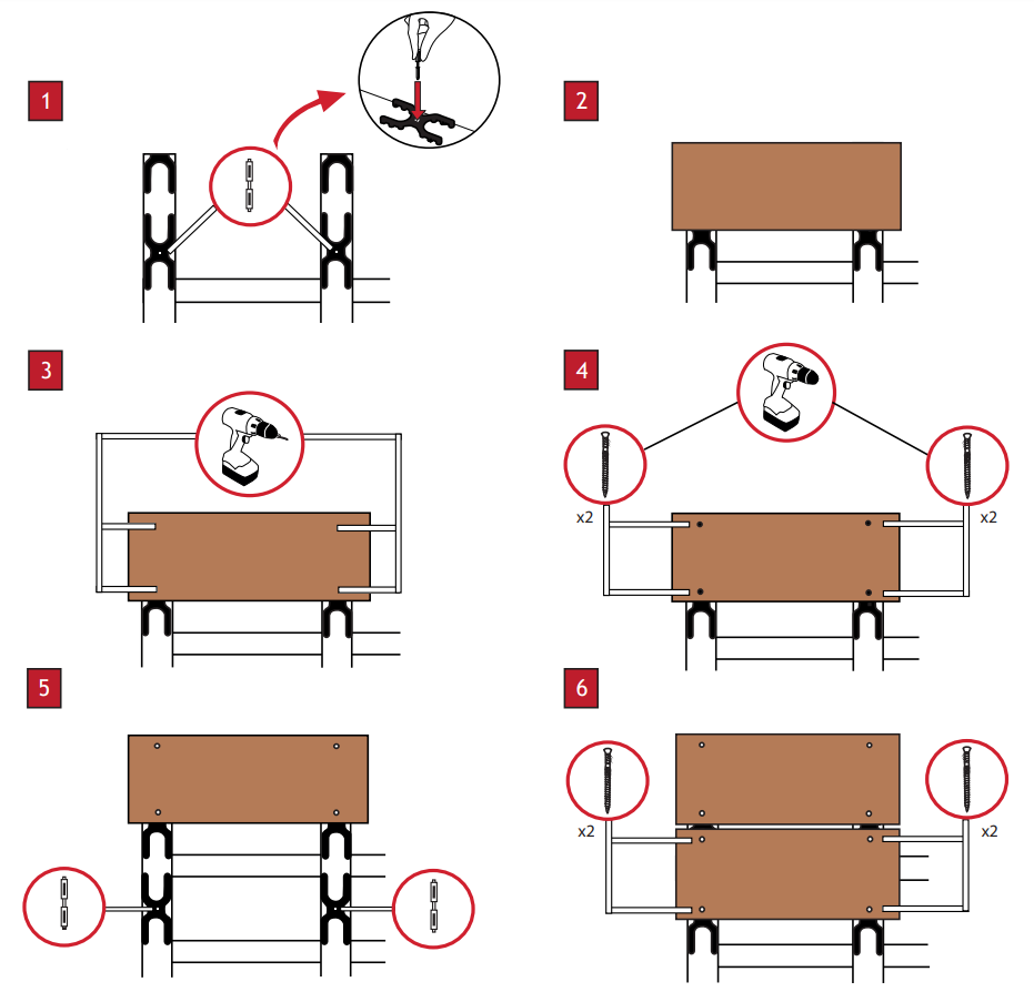 Vlonder Ventilatiepads met Afstandhouder - Zak 100 Stuks, foto 3 van 6