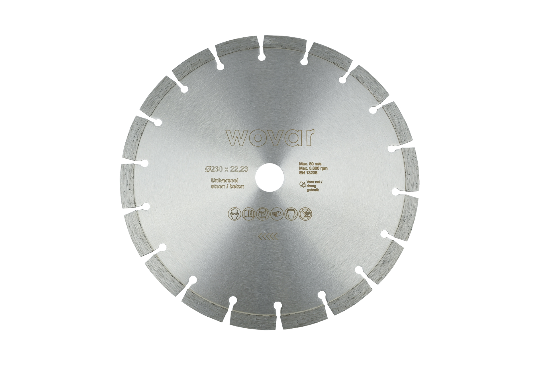 Diamantschijf universeel 230 mm - Per stuk