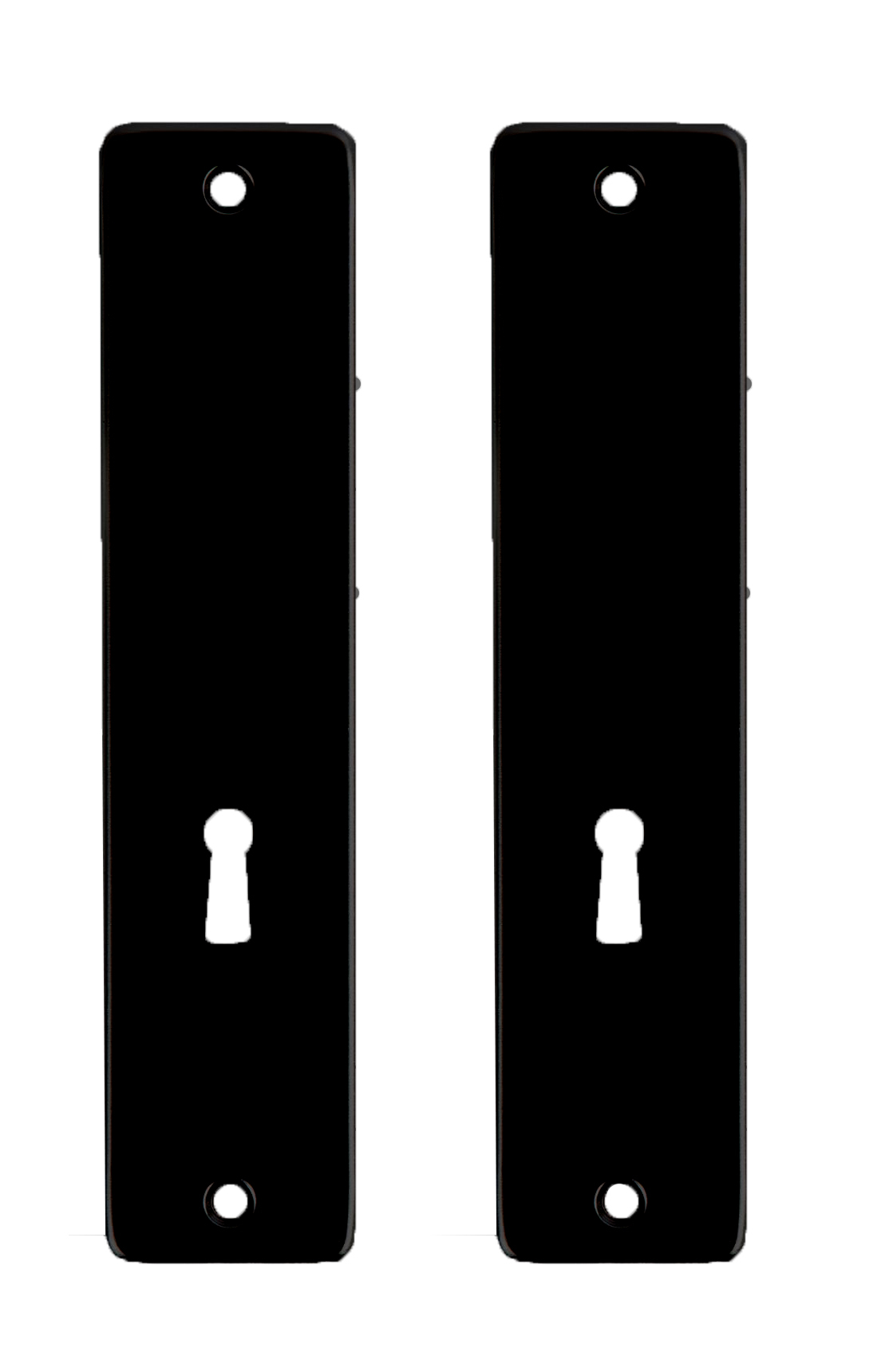 Deurschild zwart SL56 bontebaardsleutel aluminium kortschild - Per set