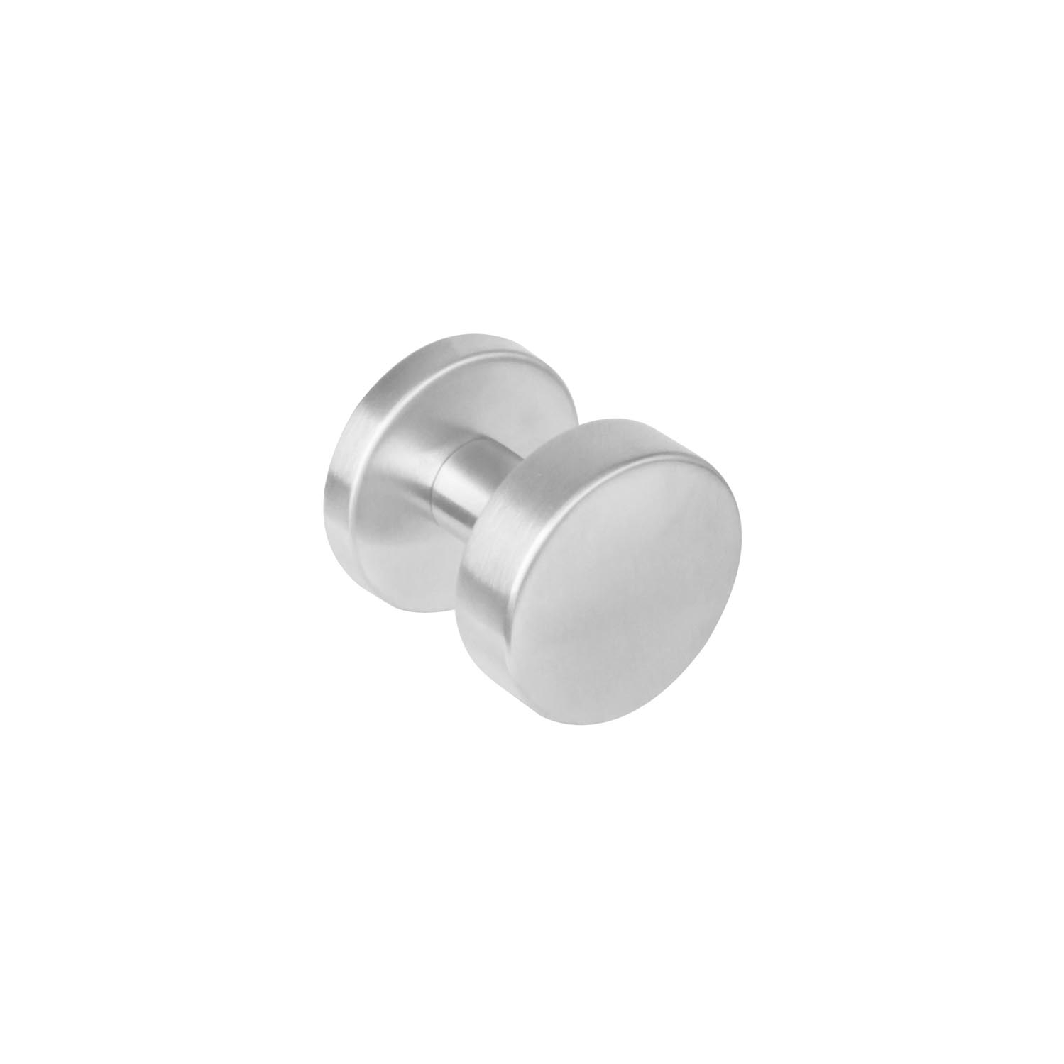 Voordeurknop Rond 54 mm RVS geborsteld - Per Stuk