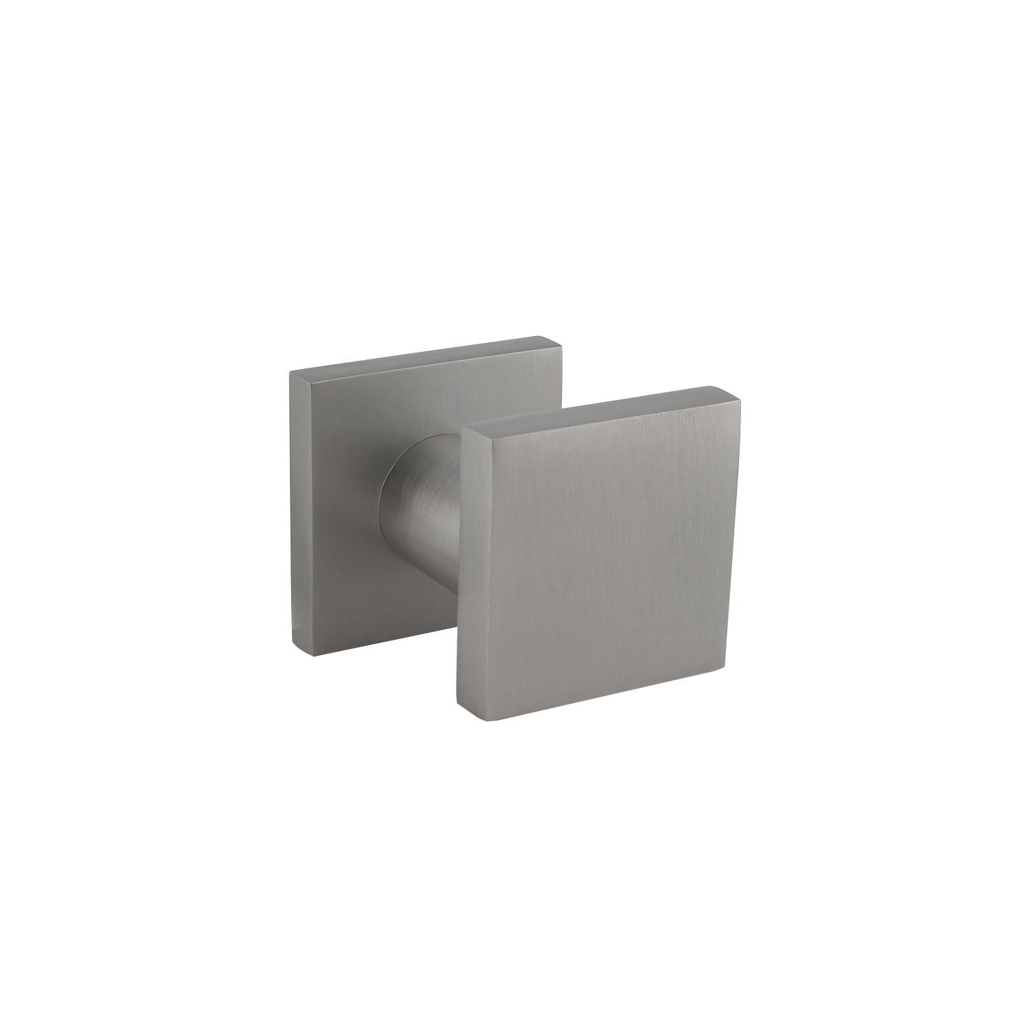 Voordeurknop Vierkant 58 x 58 mm Aluminium - Per Stuk
