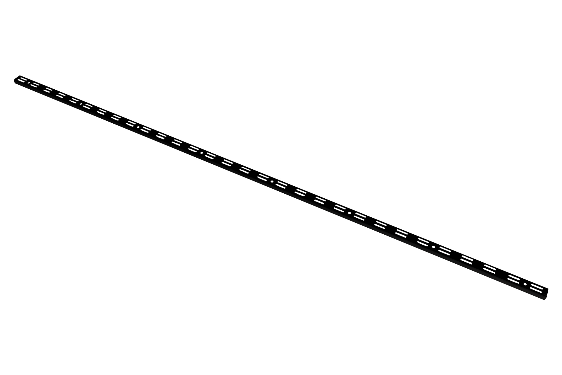 Wandrail voor Dubbel F-systeem 149,5 cm Zwart - Per Stuk, foto 3 van 3