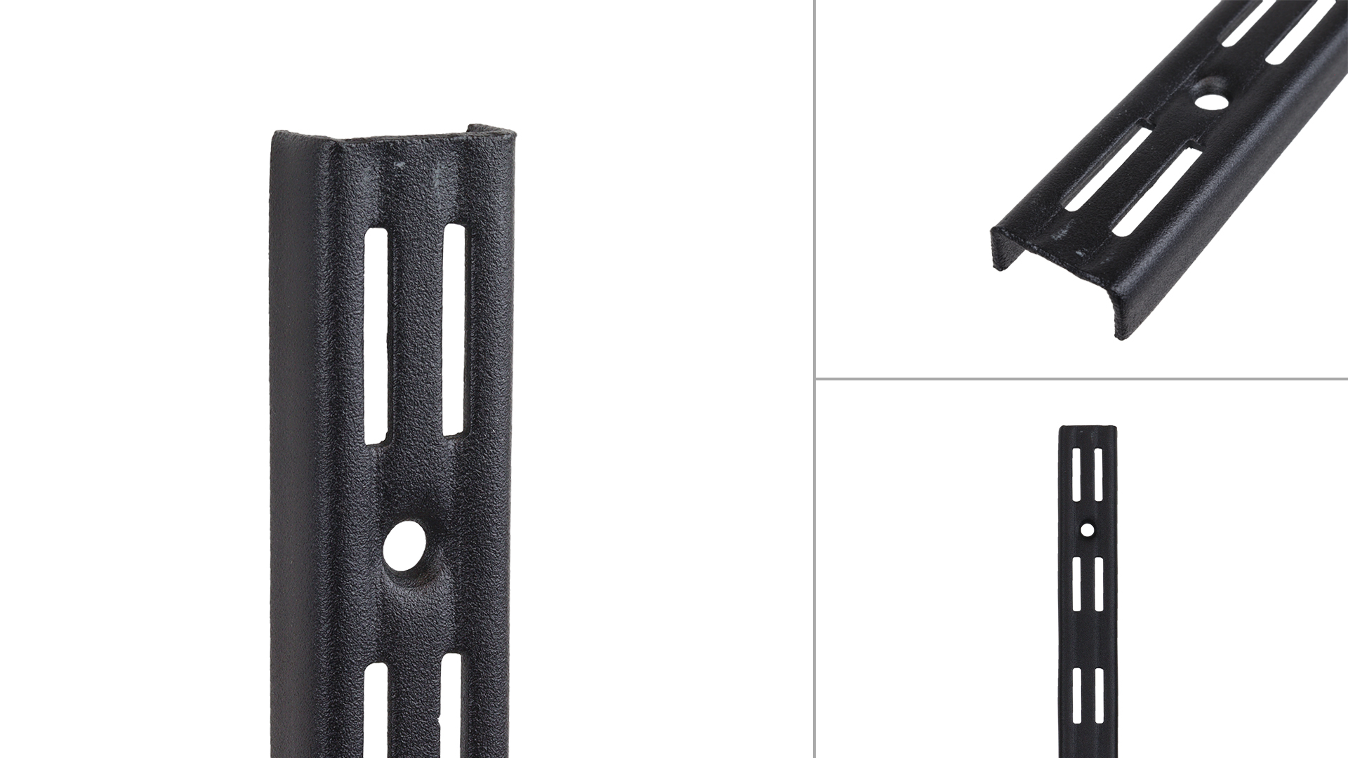 Wandrail voor Dubbel F-systeem 49,5 cm Zwart - Per Stuk, foto 2 van 3