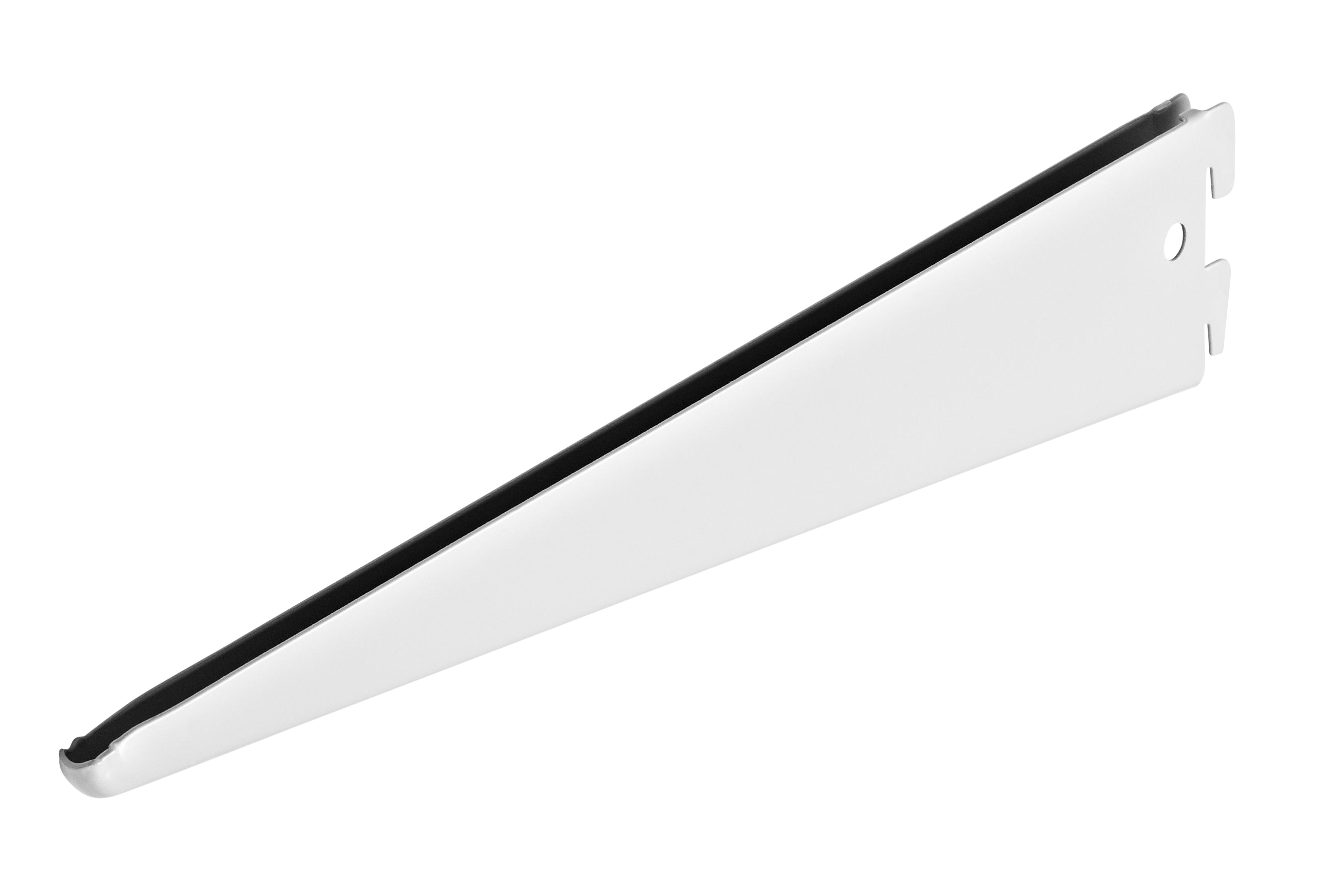 Plankdrager voor Dubbele F-rails Wit 370 mm - Per Stuk